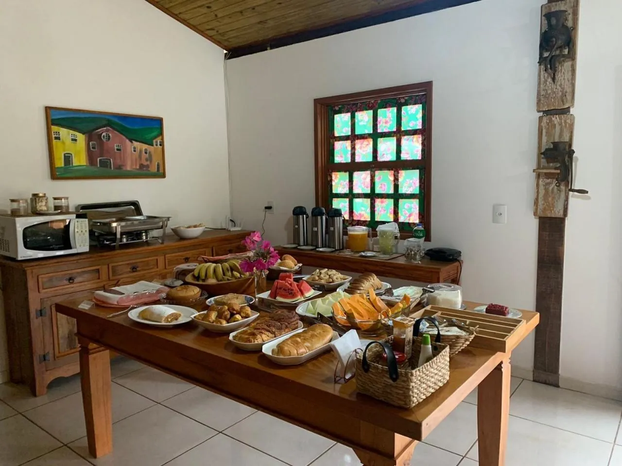 Breakfast in Pousada Olaria - Chalés e Suítes