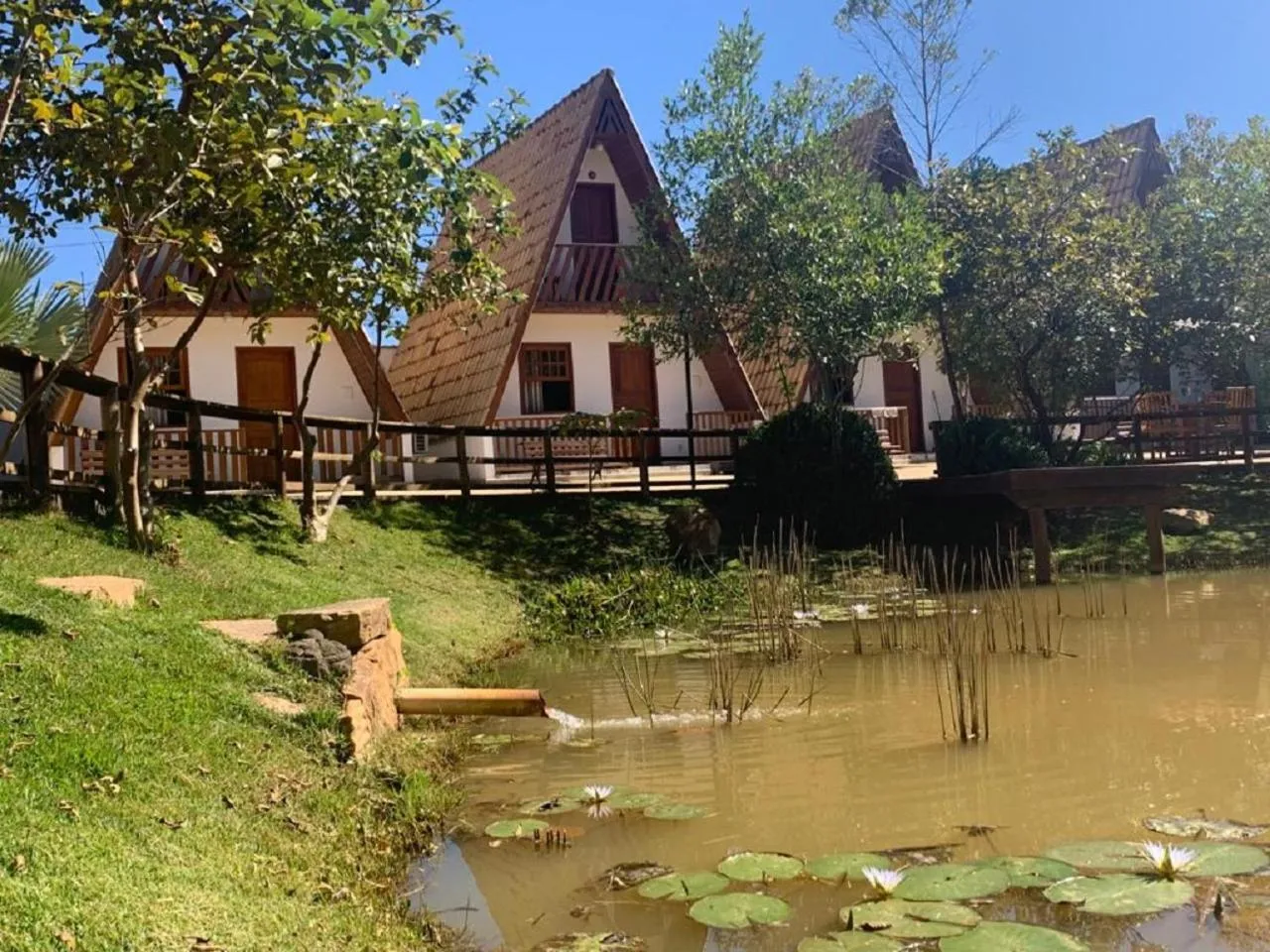 Garden in Pousada Olaria - Chalés e Suítes