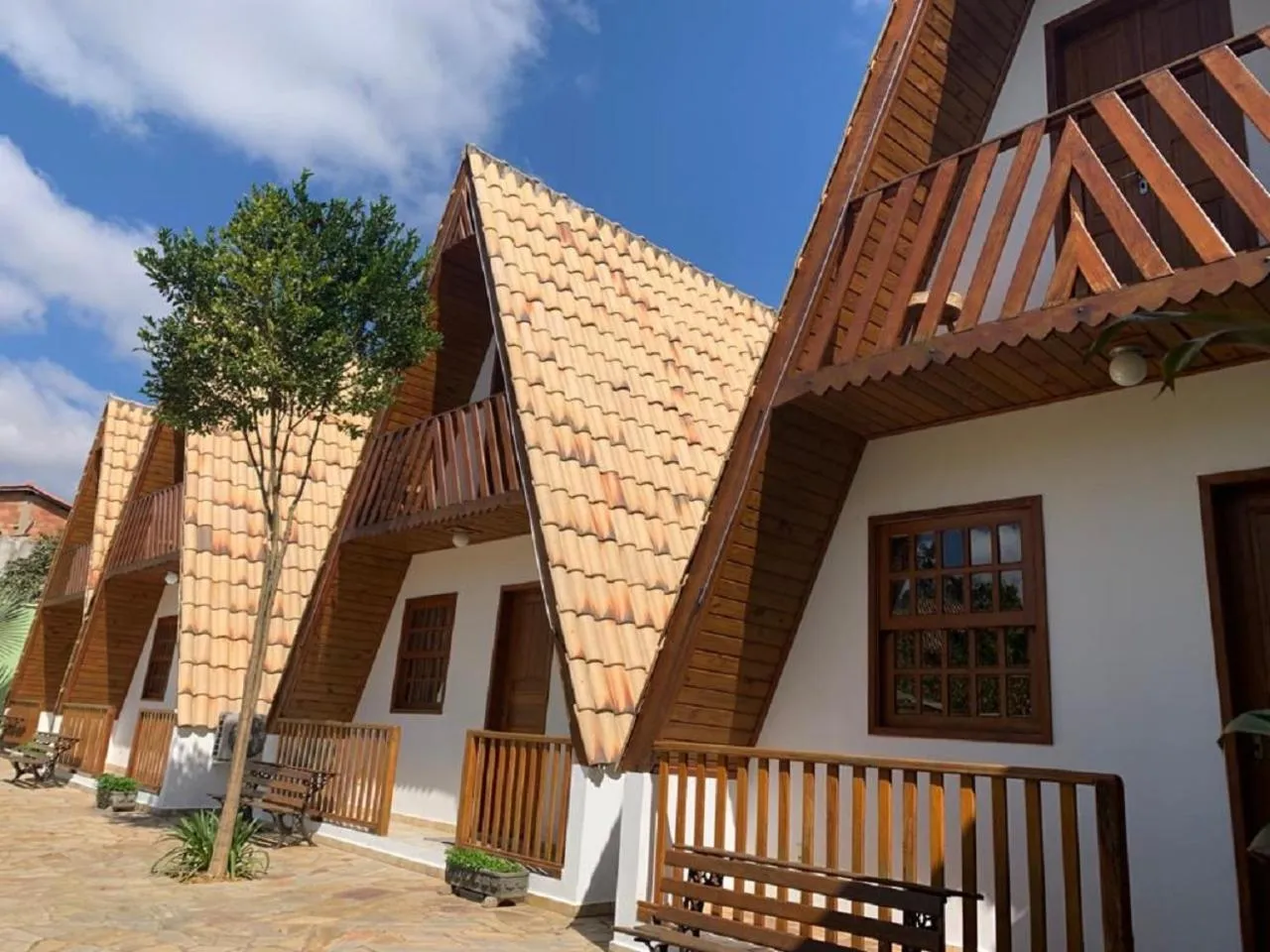 Property building in Pousada Olaria - Chalés e Suítes