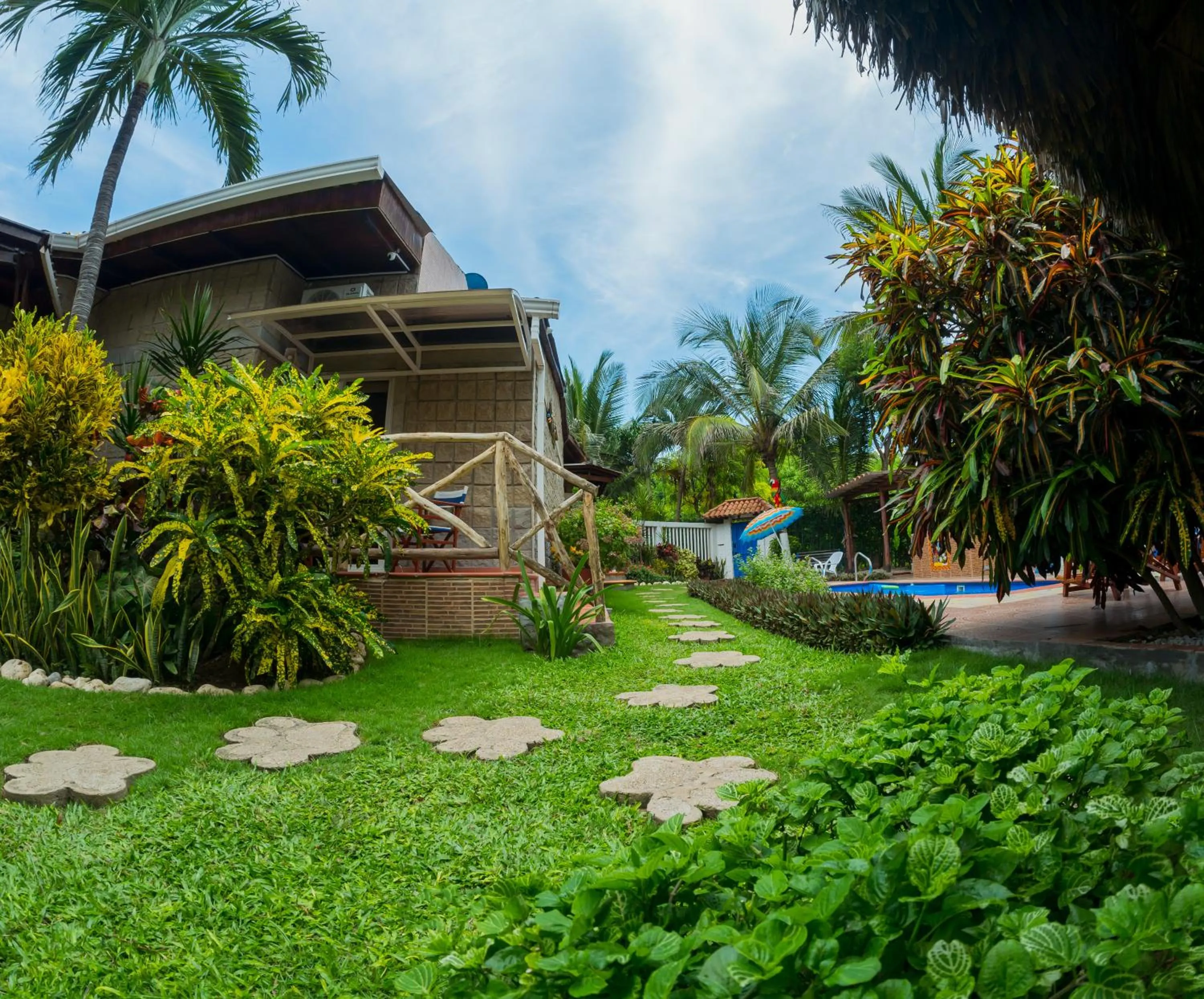 Garden in Portoazul Casa de Playa