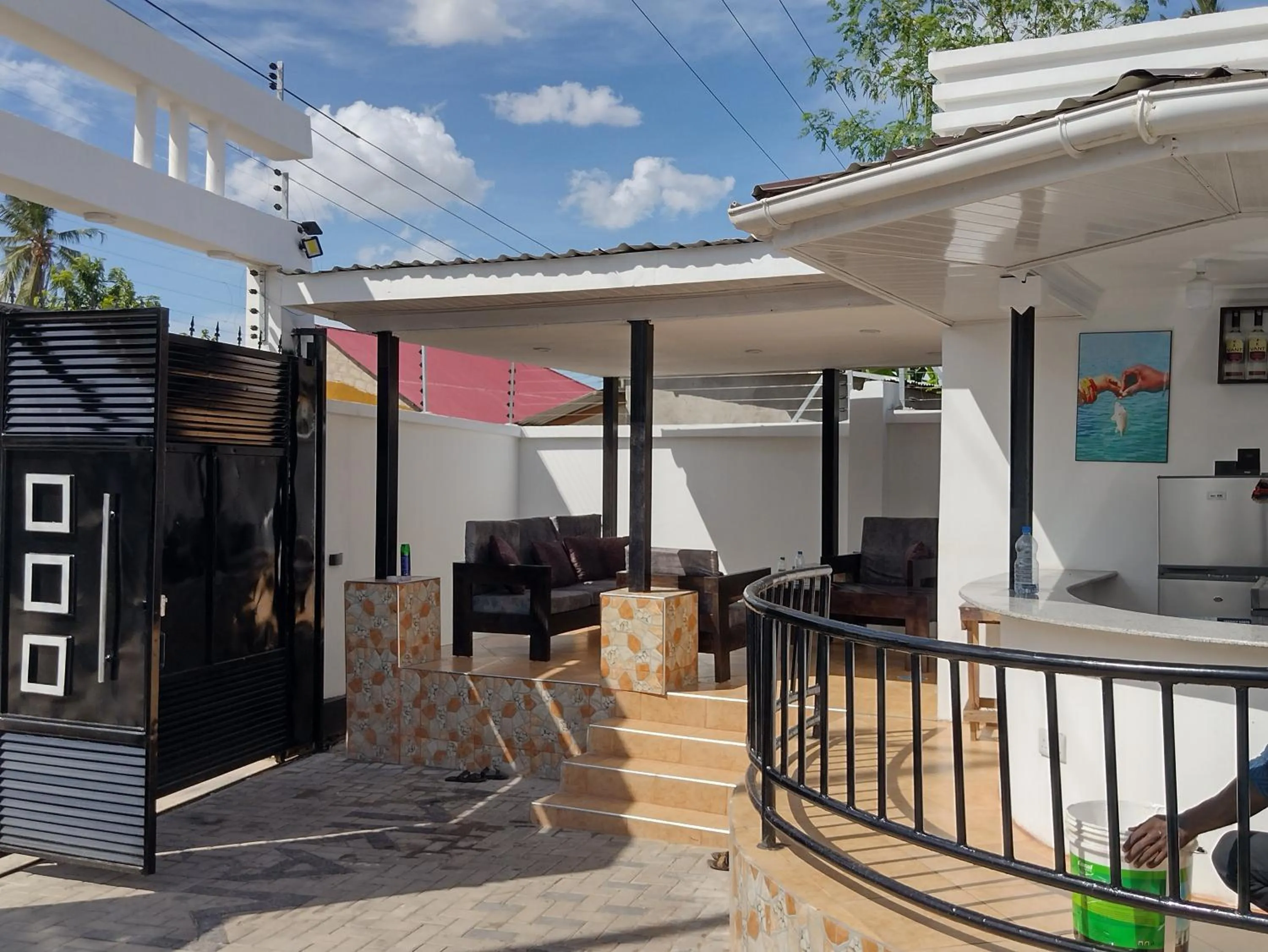 Patio in Mkamiti Villa - Airport Hotel with Free Shuttle