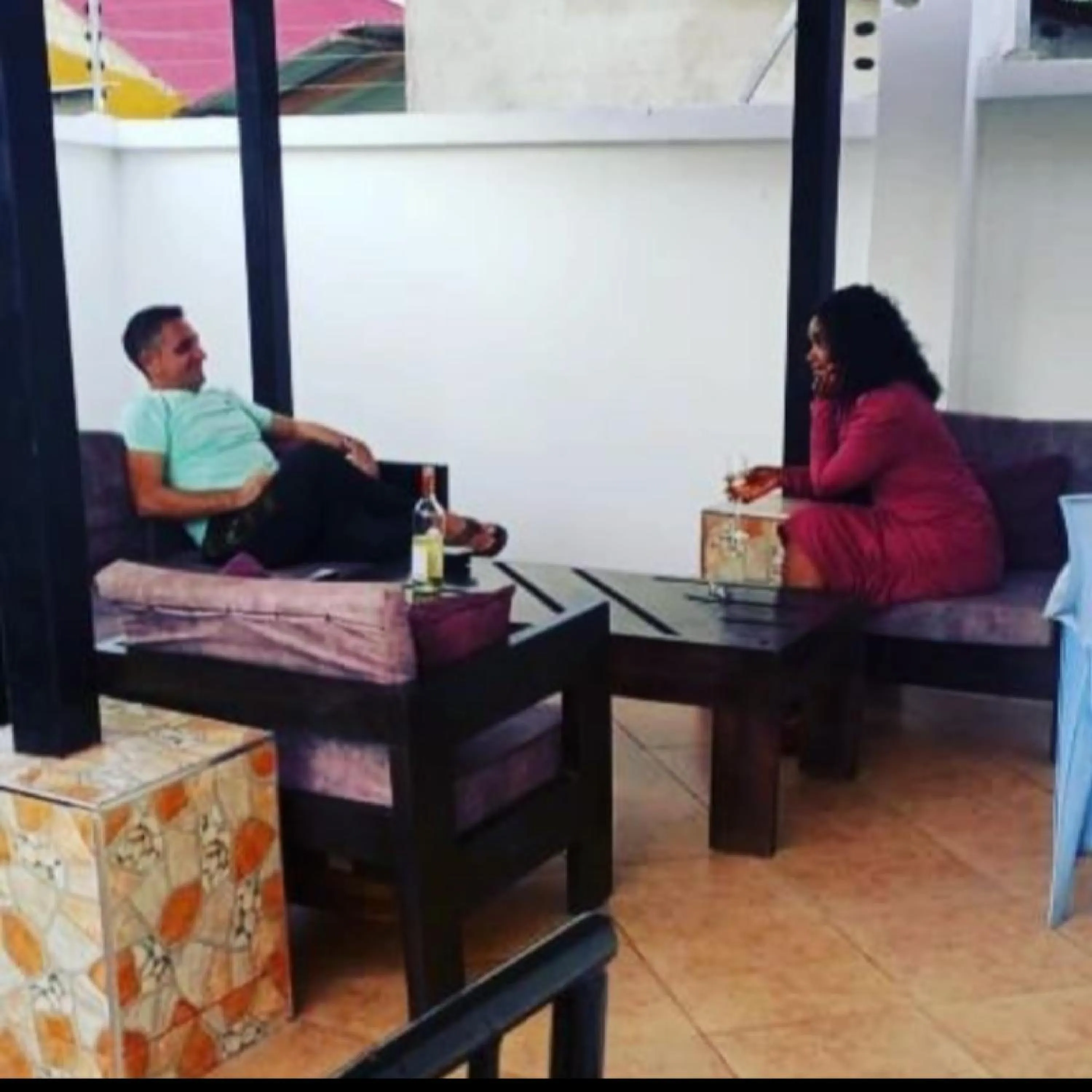 Patio in Mkamiti Villa - Airport Hotel with Free Shuttle