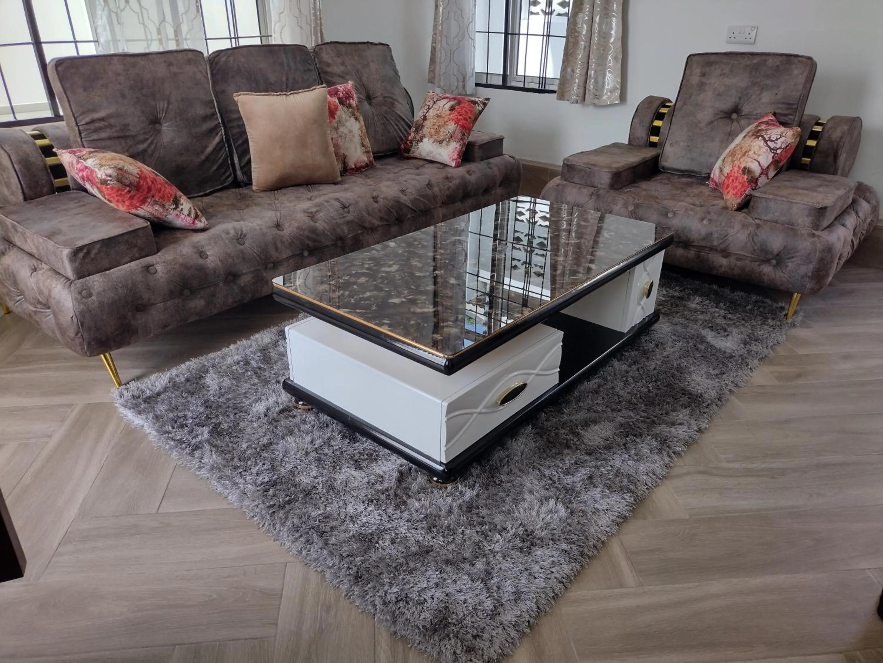 Living room in Mkamiti Villa - Airport Hotel with Free Shuttle