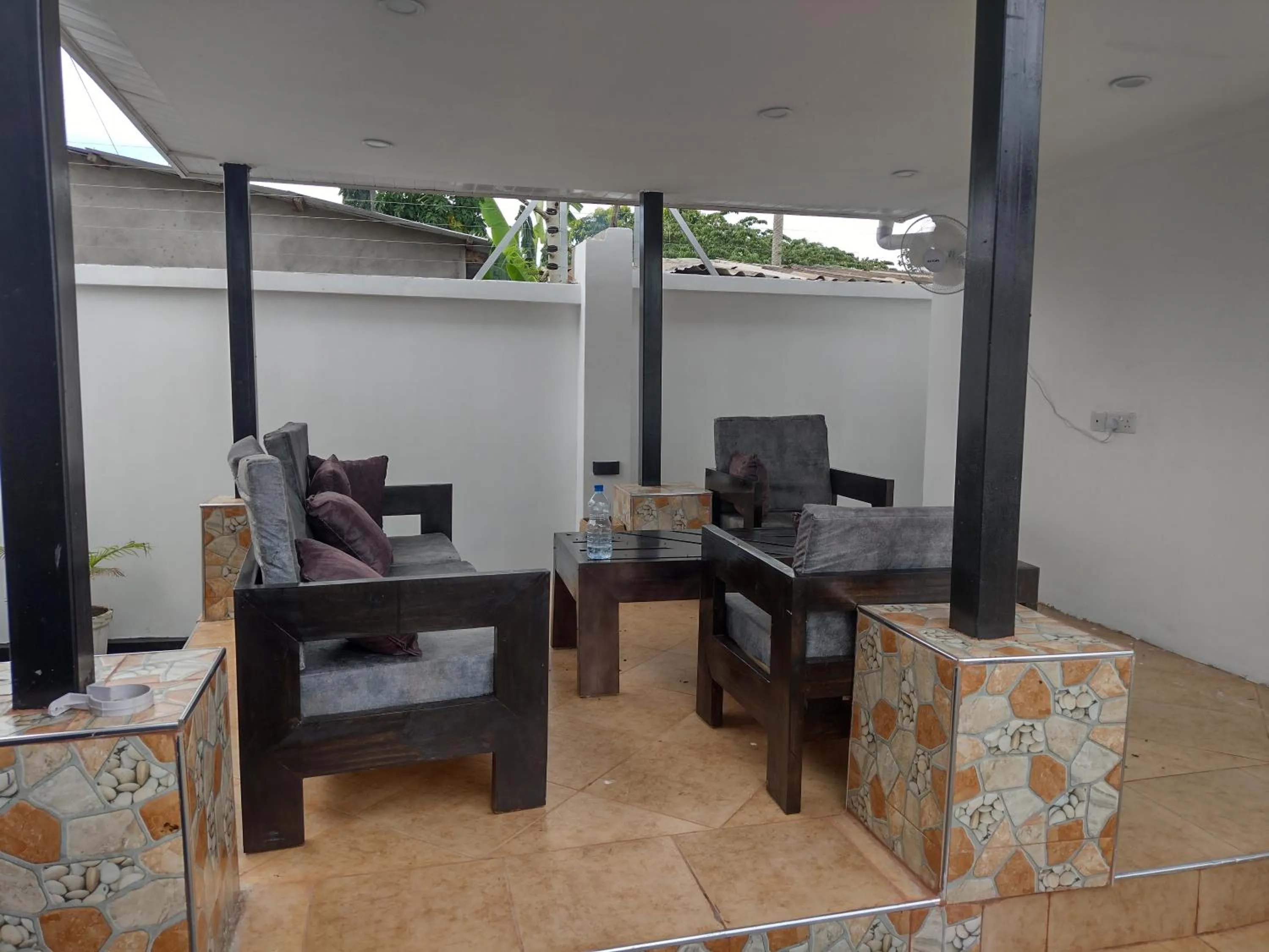 Patio in Mkamiti Villa - Airport Hotel with Free Shuttle