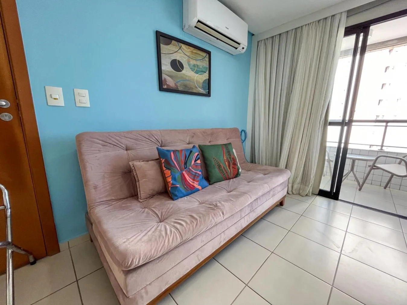 Photo of the whole room, Bed in Ponta Negra Flats Confort Accommodations Vista para o Mar