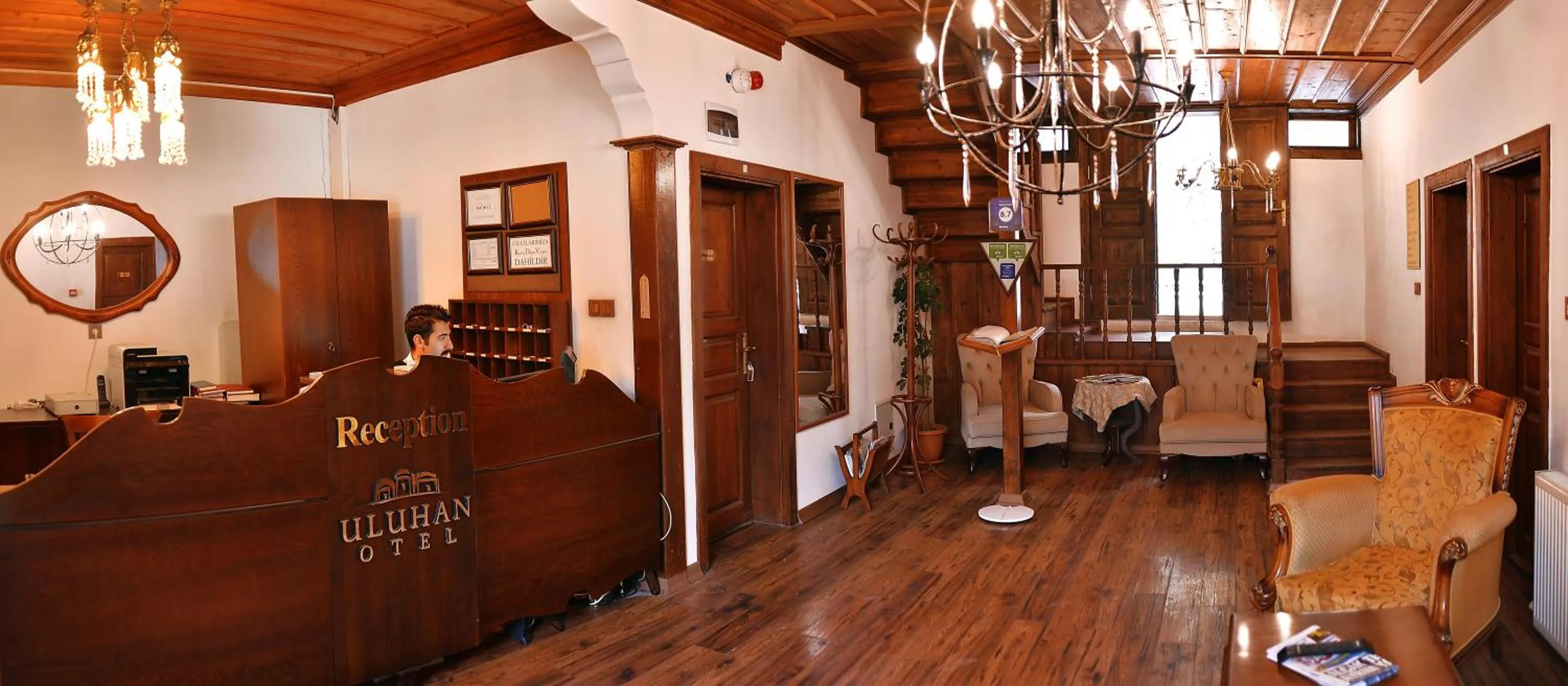 Lobby or reception in Uluhan Hotel