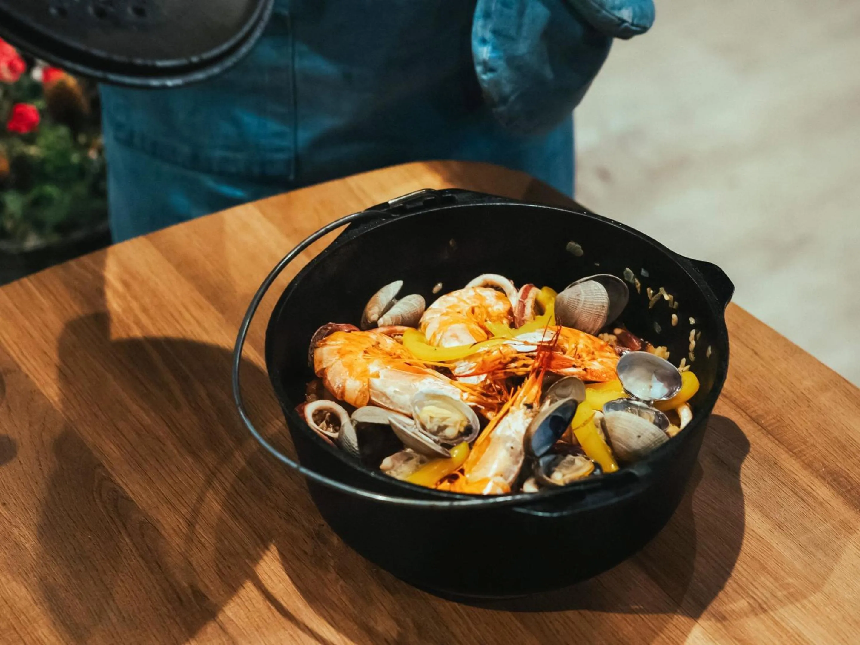 Dinner in RONENAI BASE