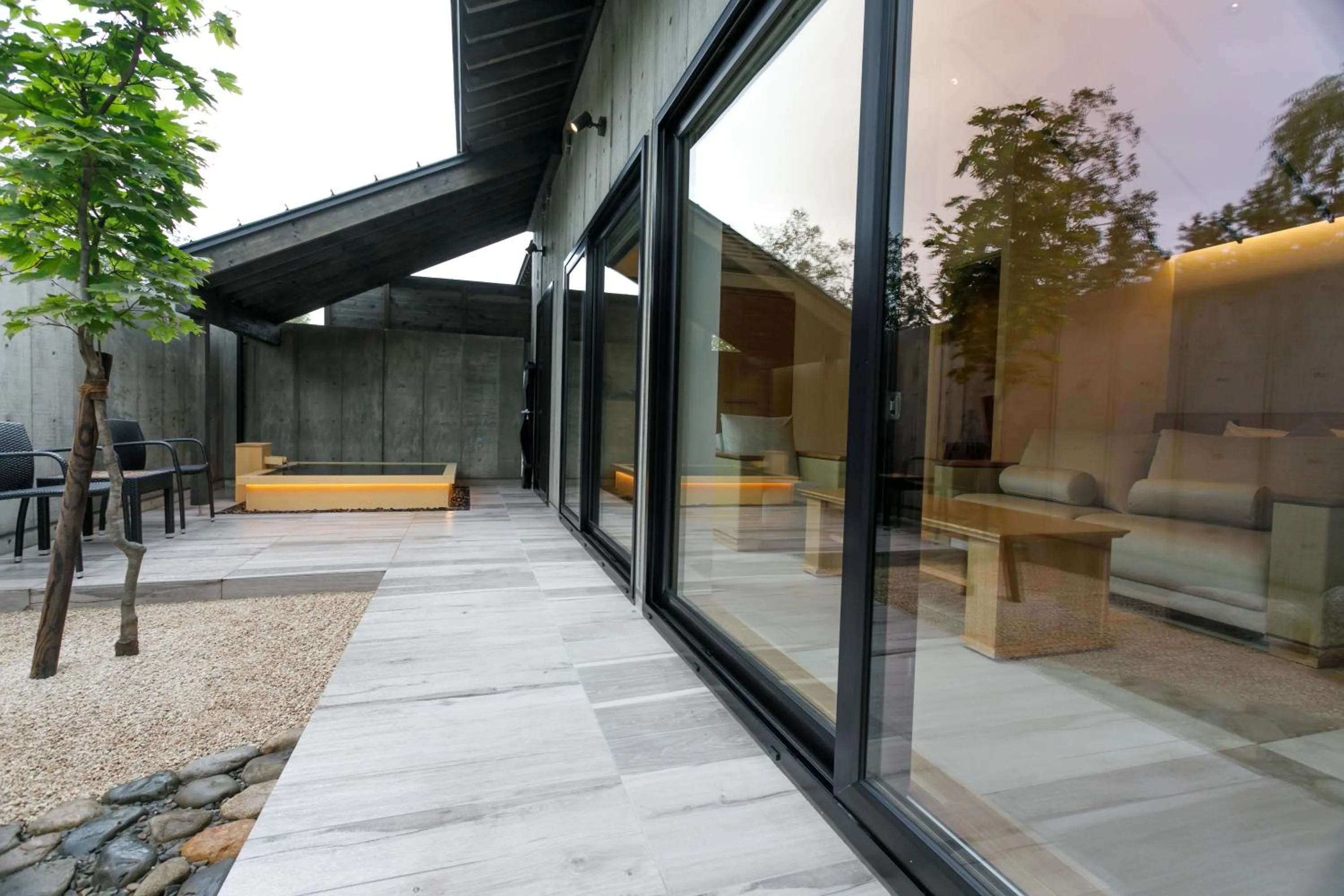 Balcony/Terrace in Tokachigawa Moor Onsen Seijyakubow