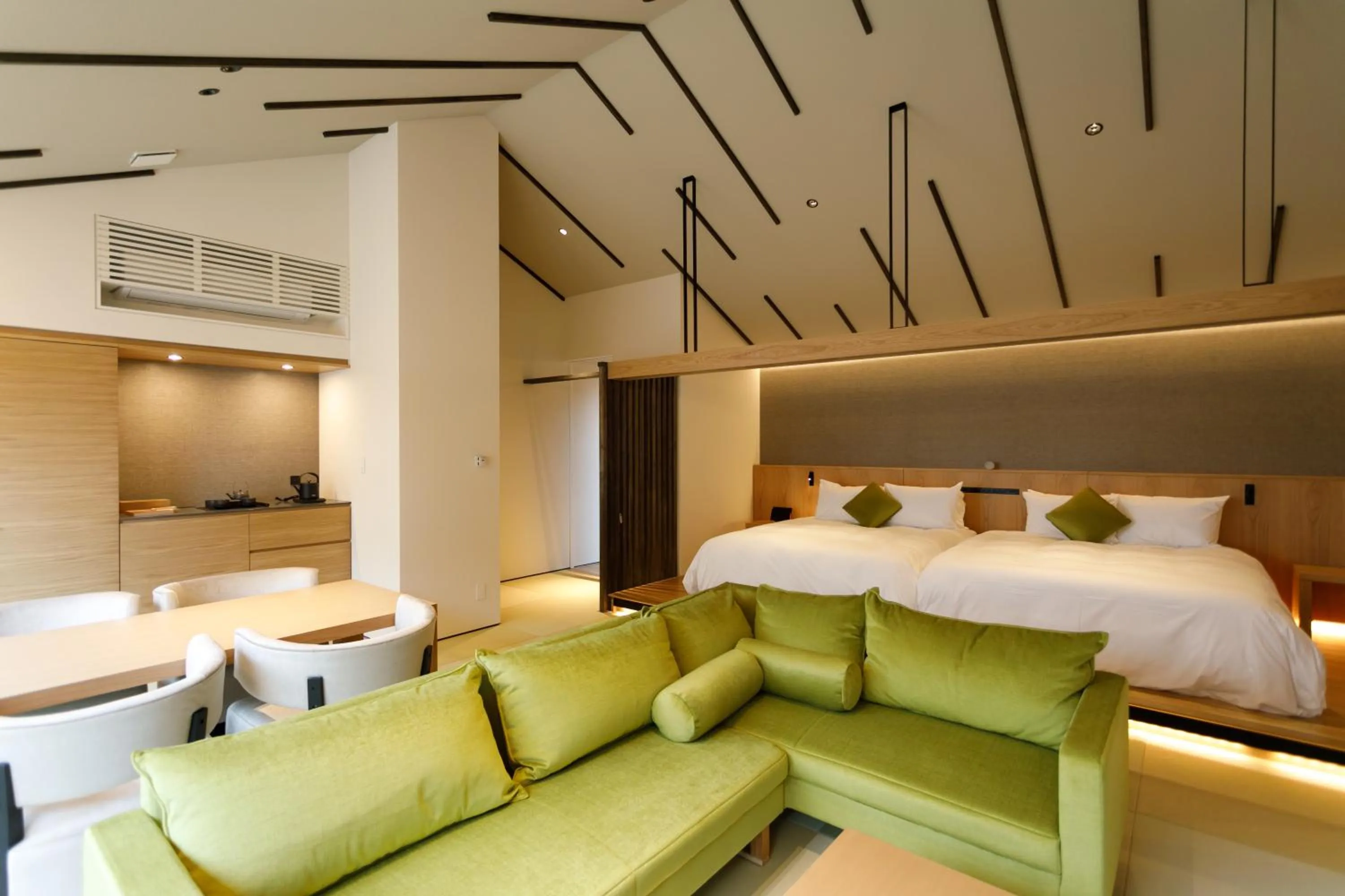 Photo of the whole room, Bed in Tokachigawa Moor Onsen Seijyakubow