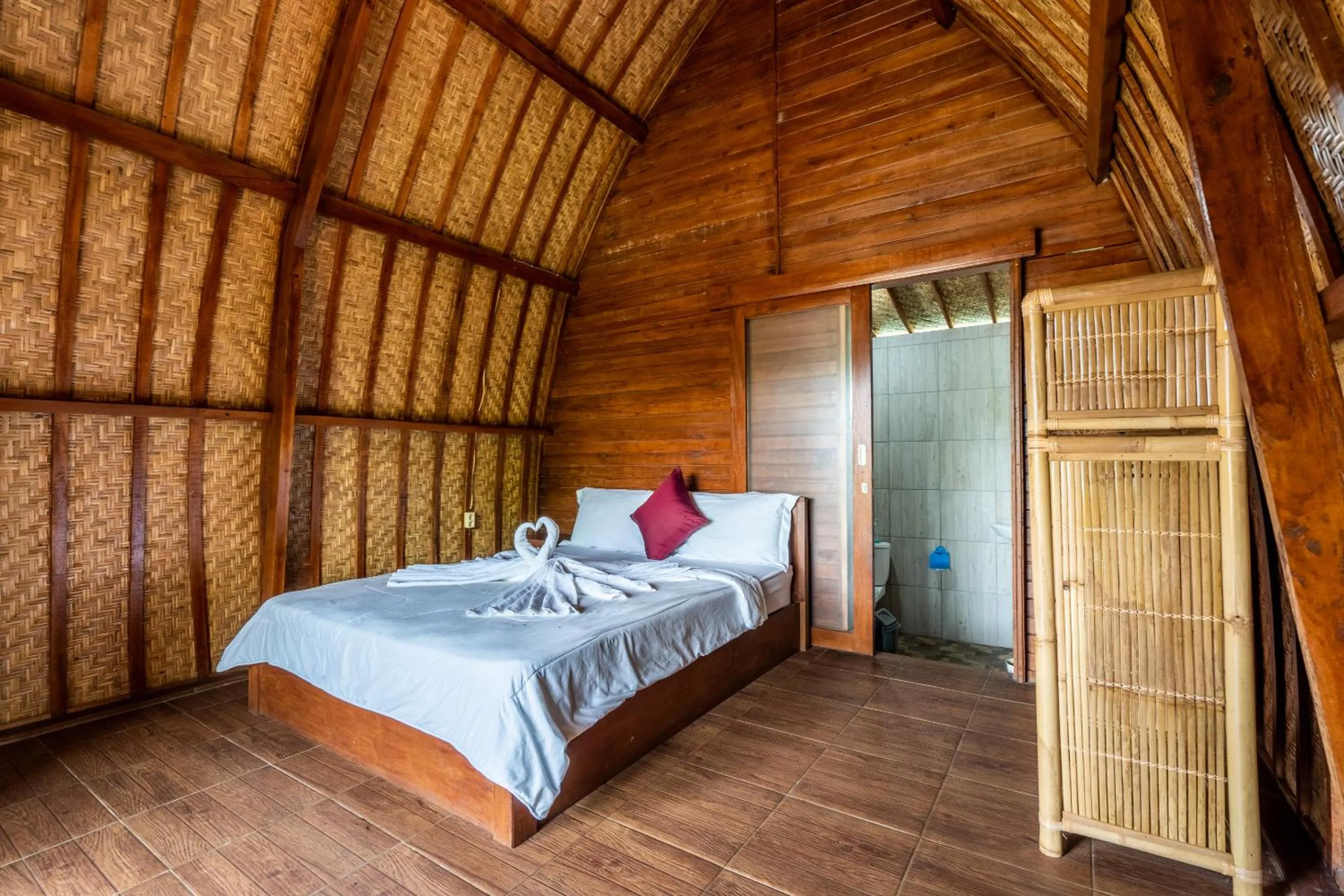 Bed in KINTAMANI Paradise Villa