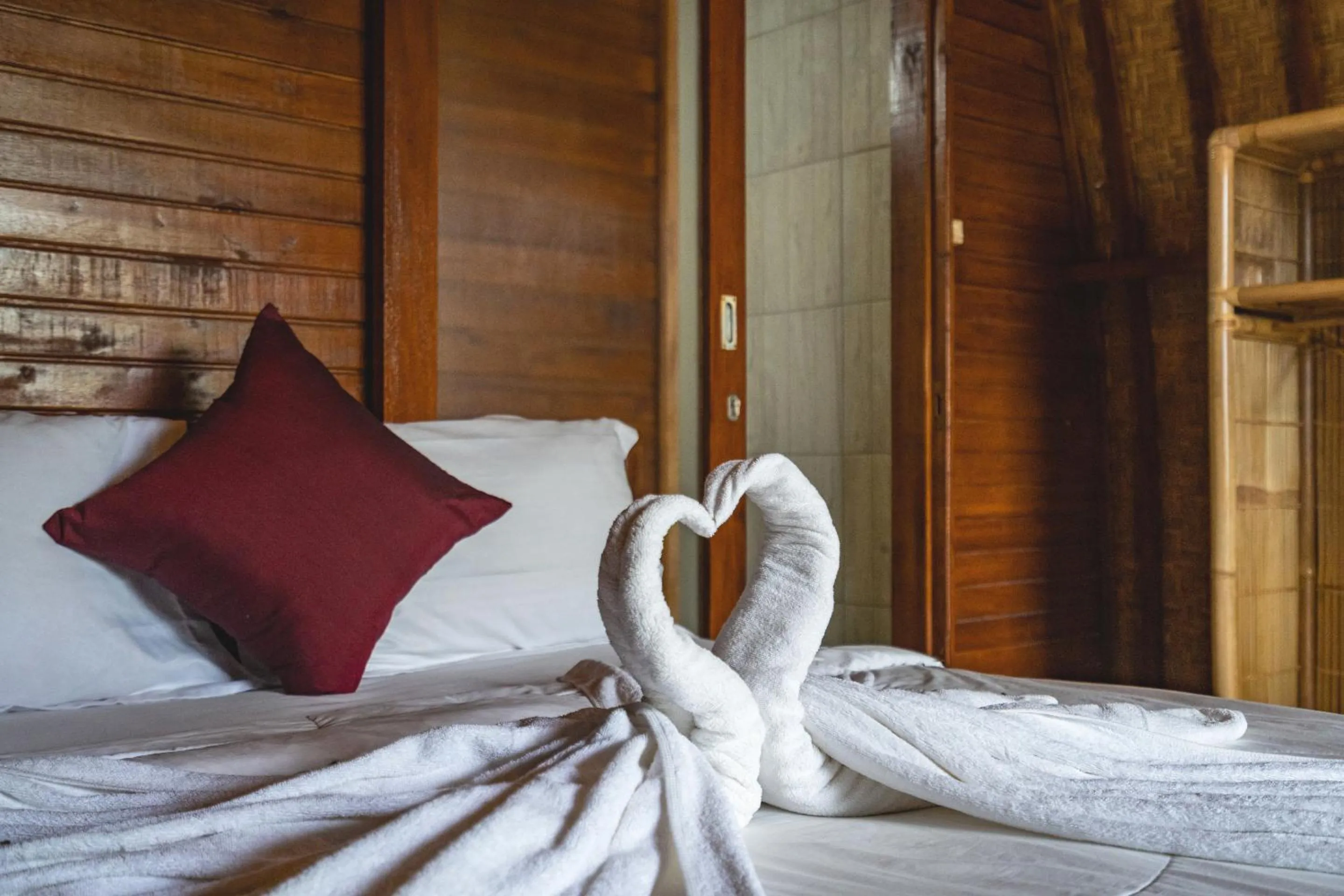 Bed in KINTAMANI Paradise Villa