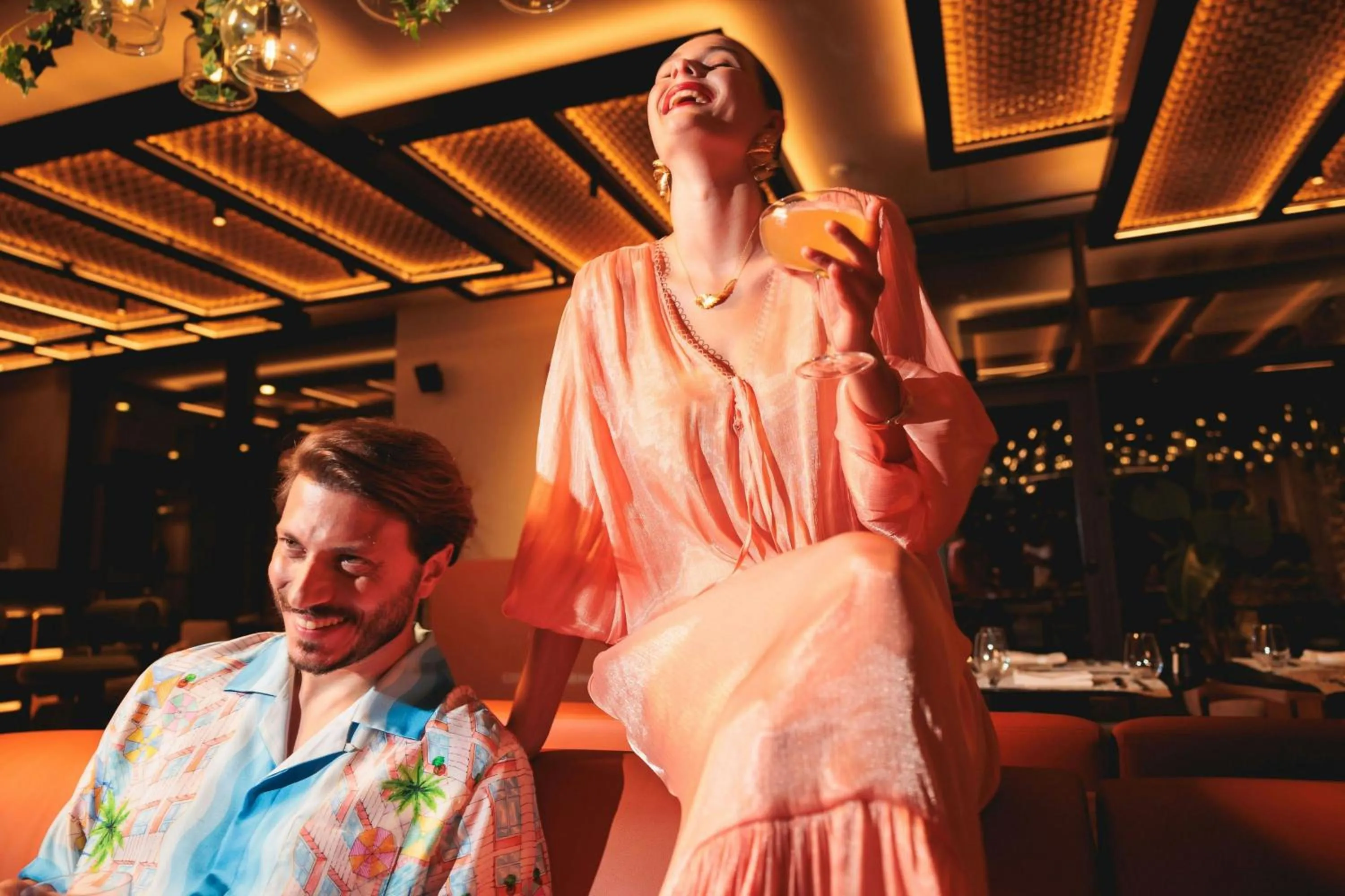 Lounge or bar in W Costa Navarino