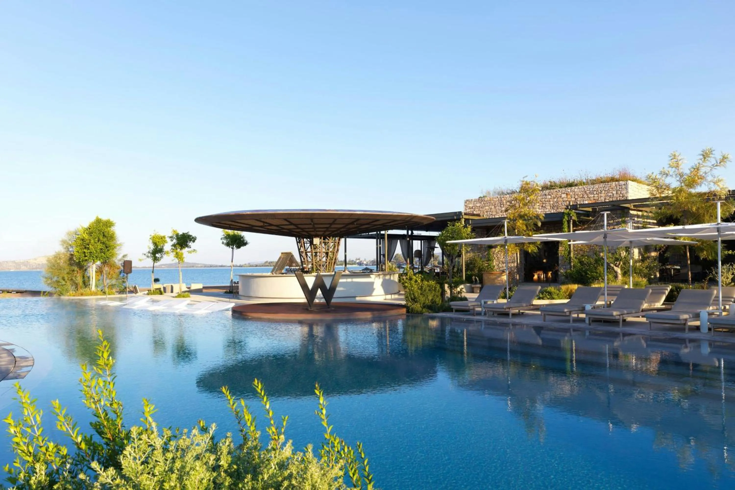 Swimming pool in W Costa Navarino