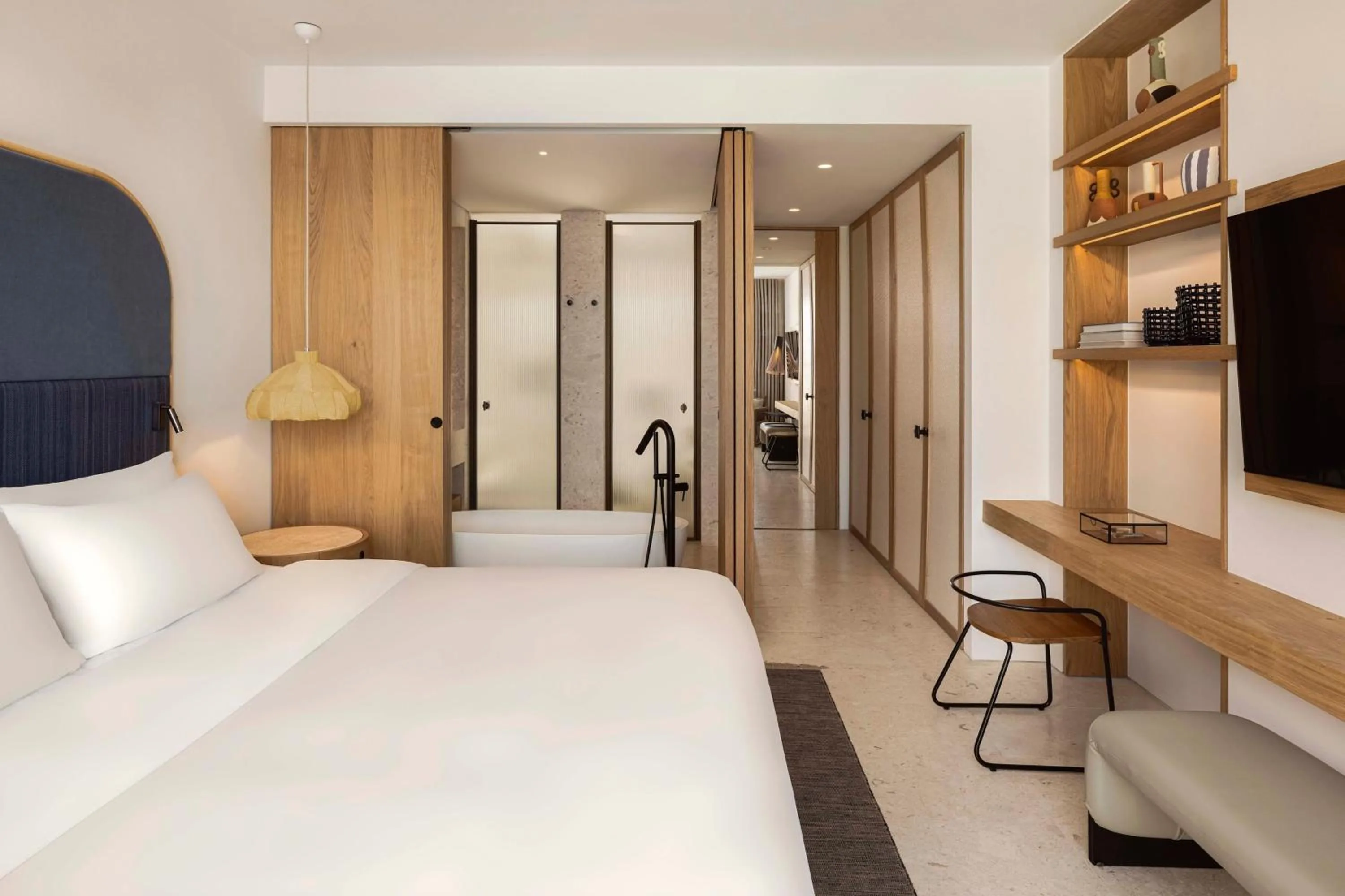 Bedroom, Bed in W Costa Navarino