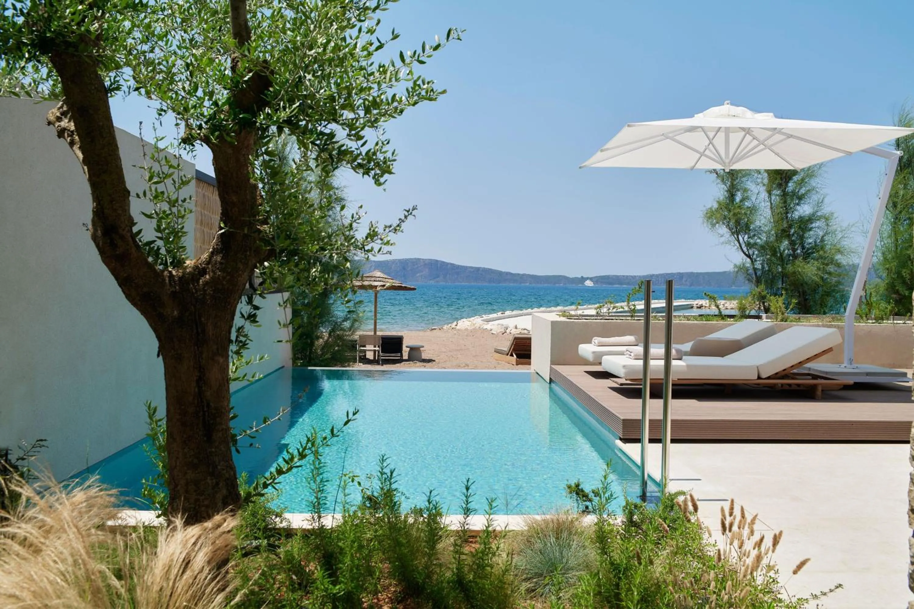 Swimming pool in W Costa Navarino