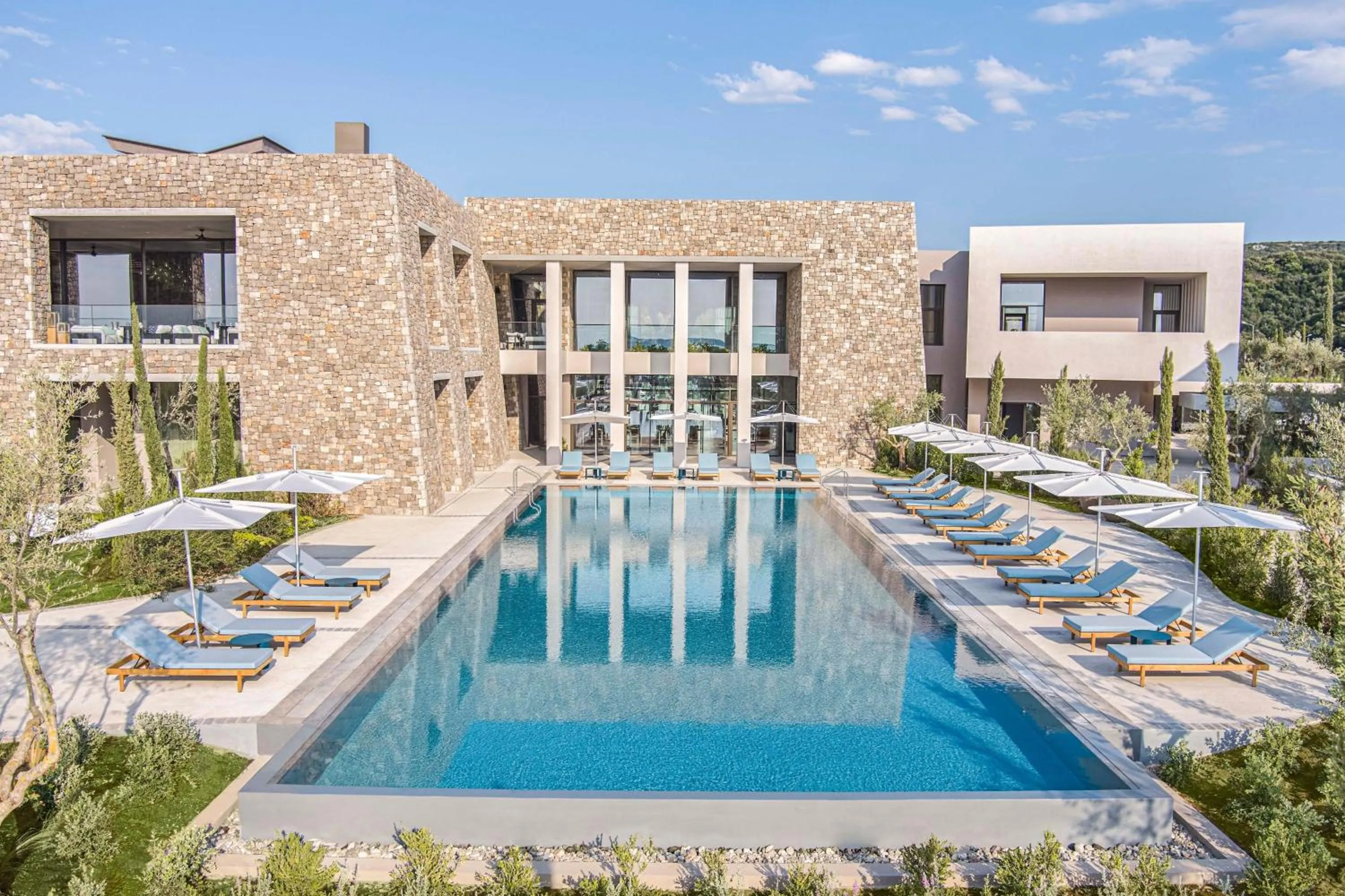 Swimming pool in W Costa Navarino