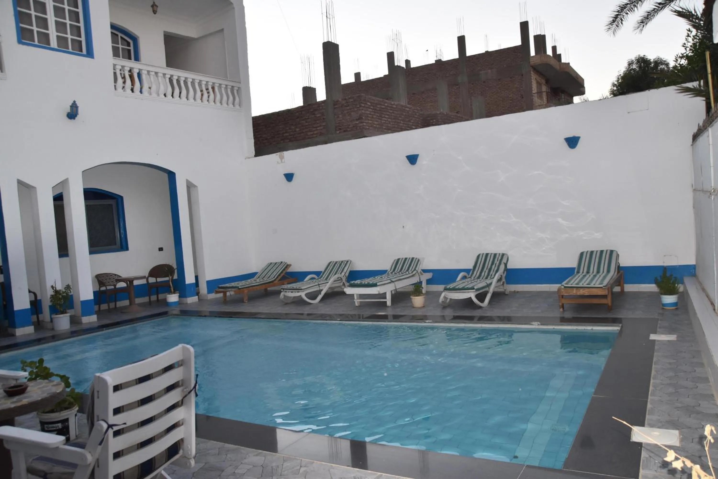 Patio in Orient star hotel luxor