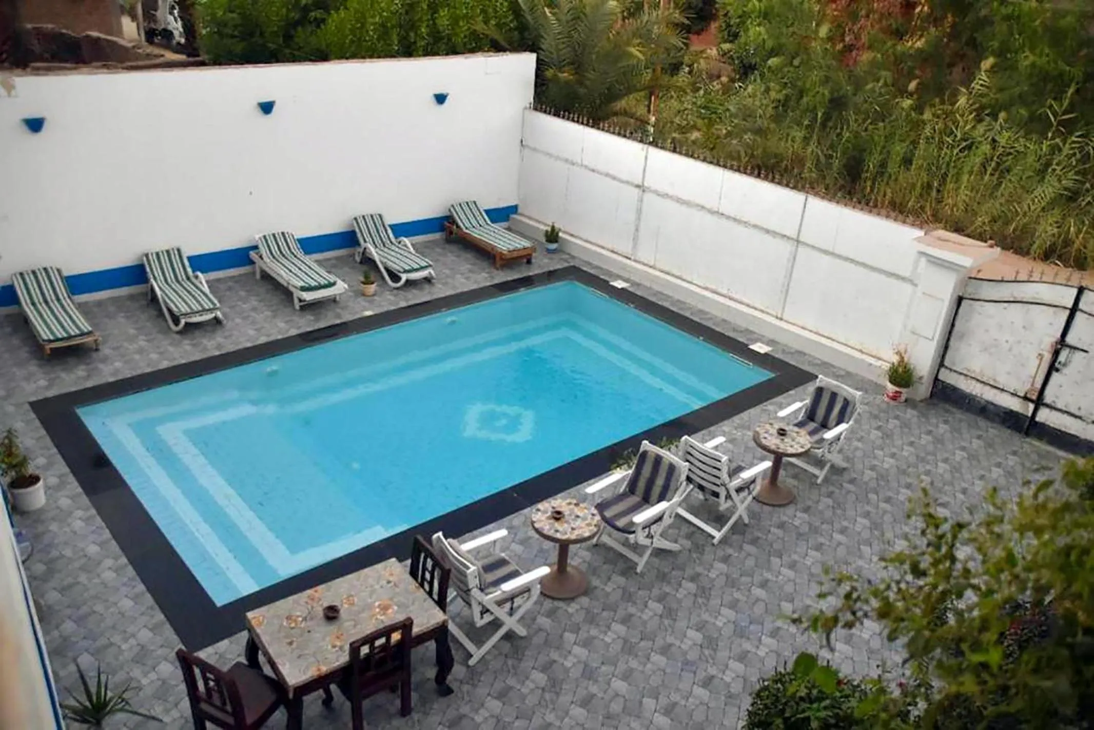 Patio in Orient star hotel luxor