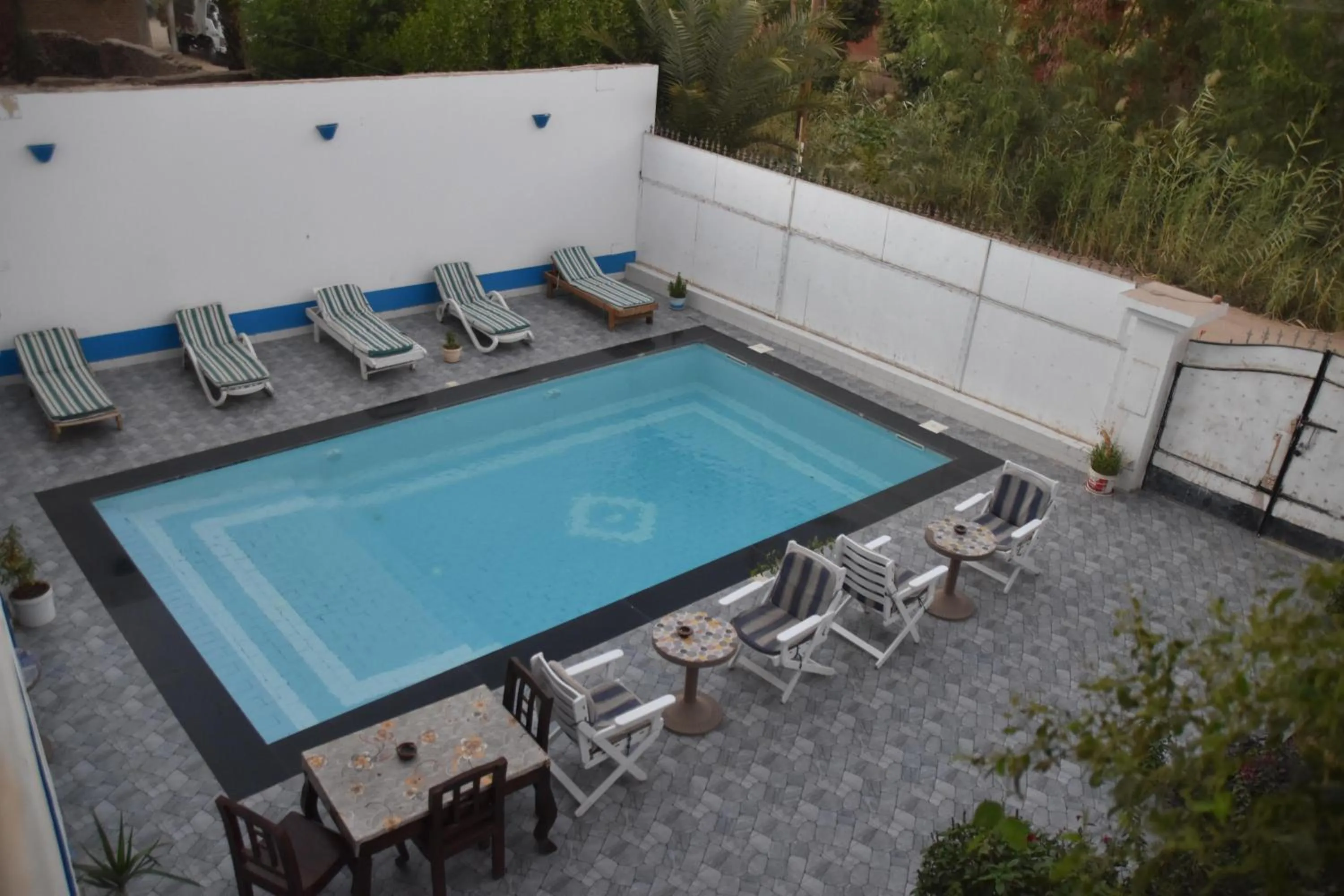 Patio in Orient star hotel luxor