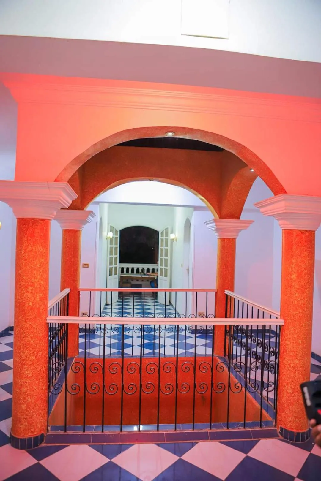 Balcony/Terrace in Orient star hotel luxor