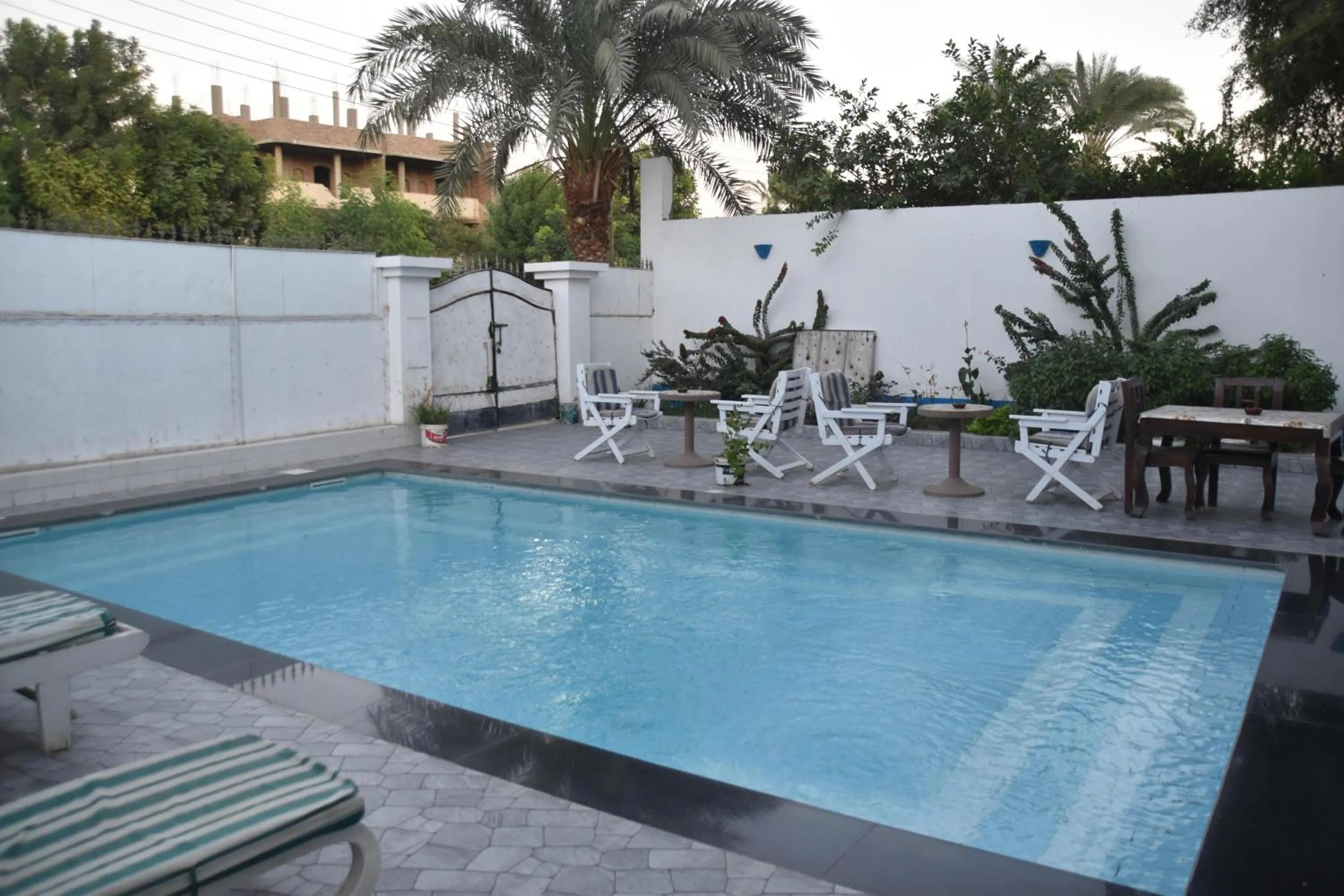 Patio in Orient star hotel luxor