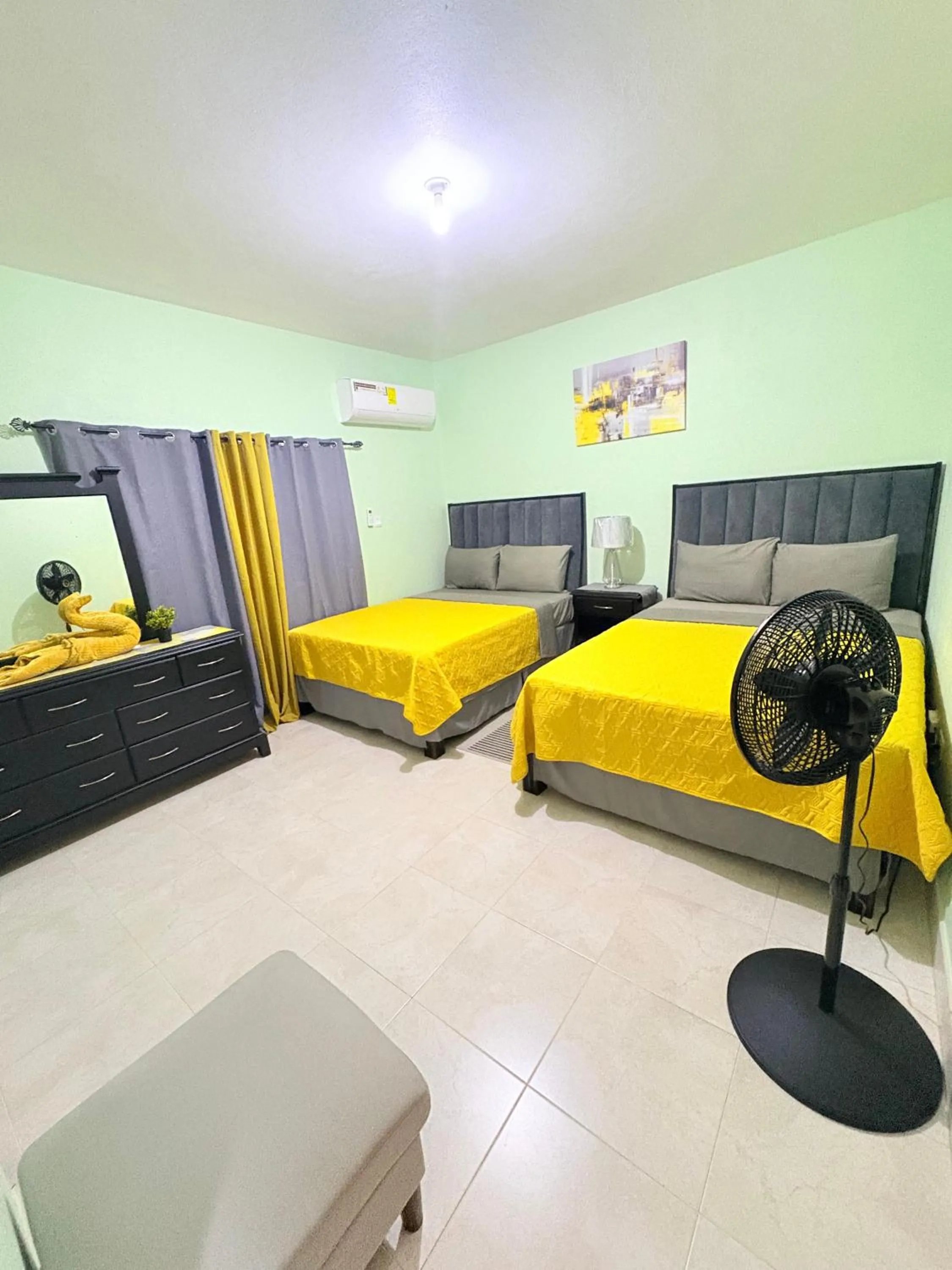 Bed in White House by White River