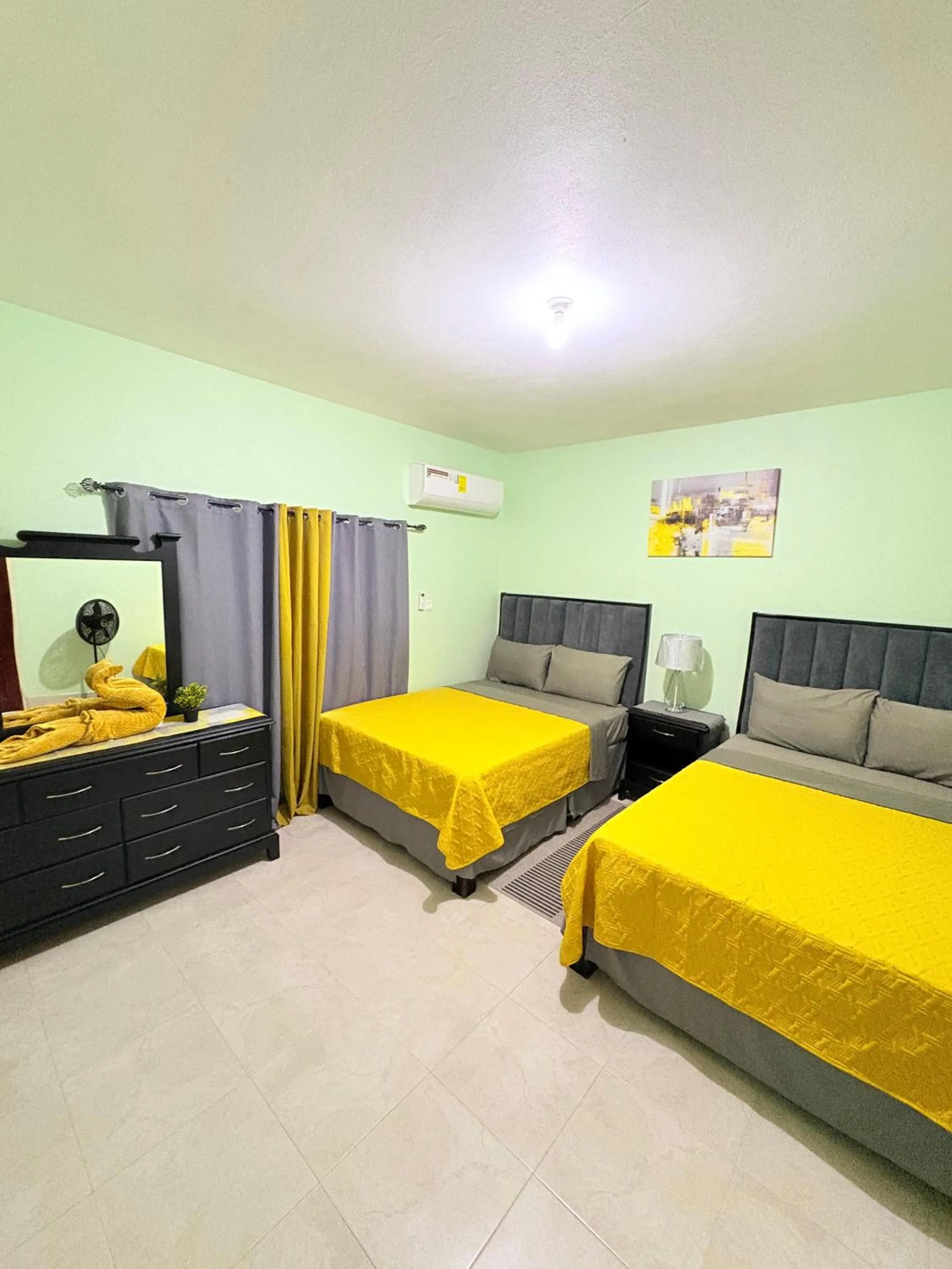 Bed in White House by White River