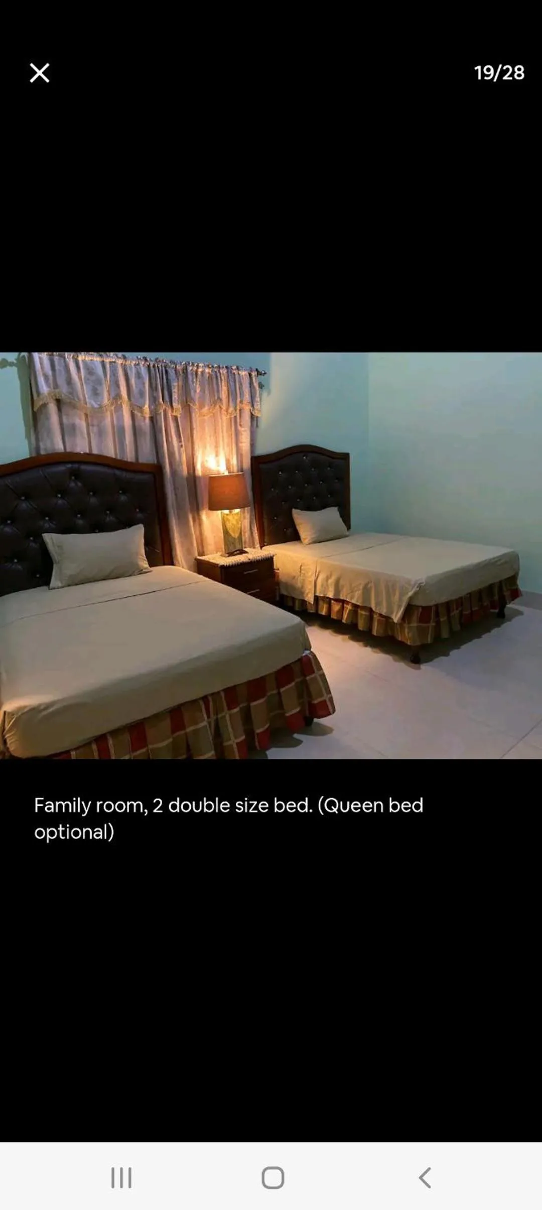 Bedroom in White House by White River