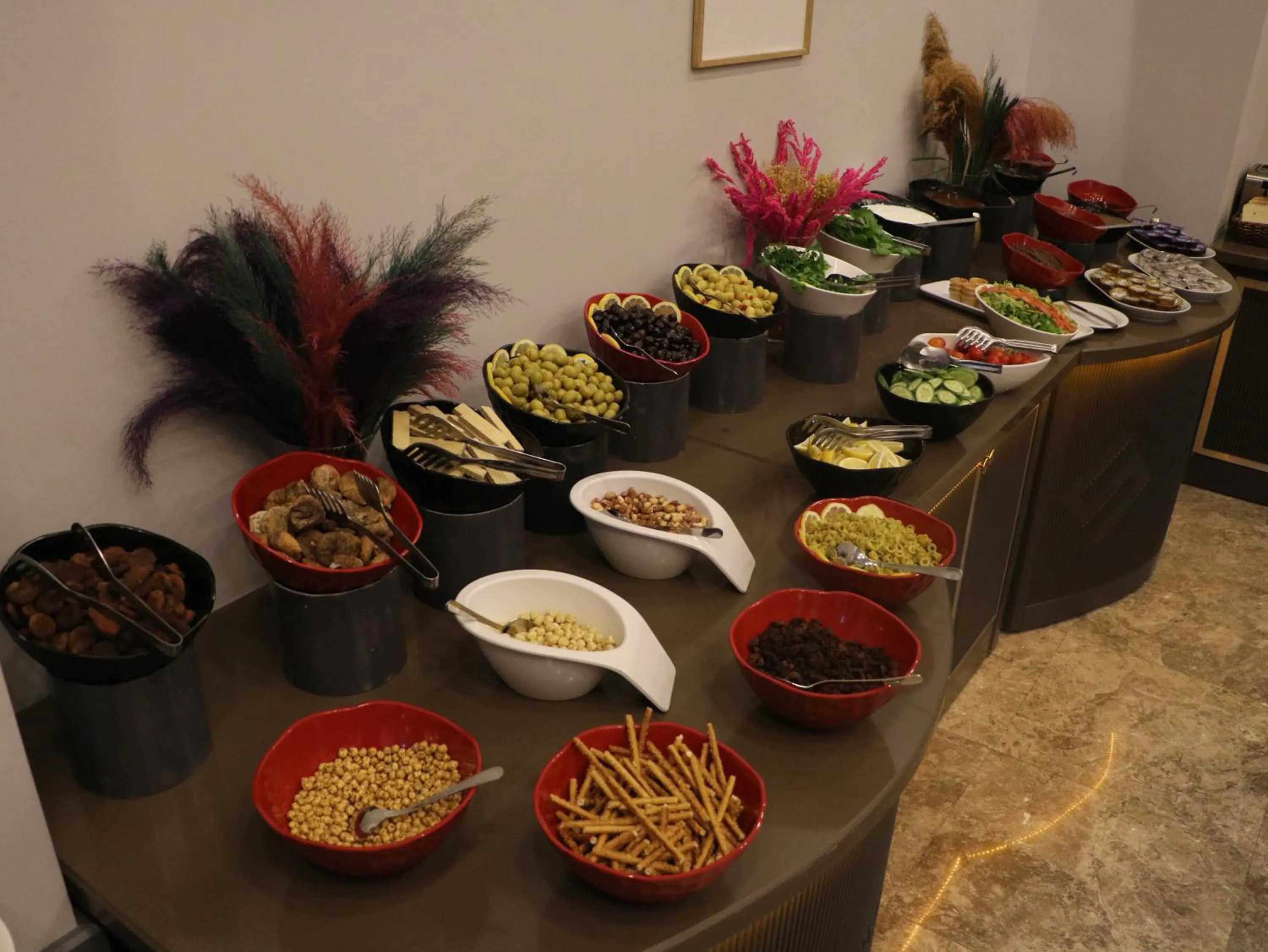 Buffet breakfast in Isnova Hotel Airport