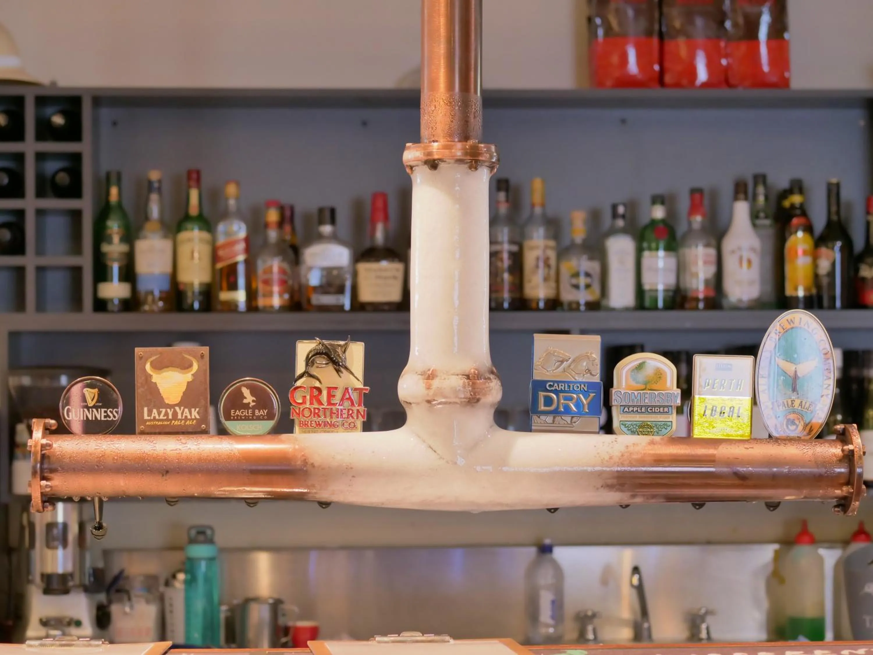 Alcoholic drinks in Country Comfort Perth