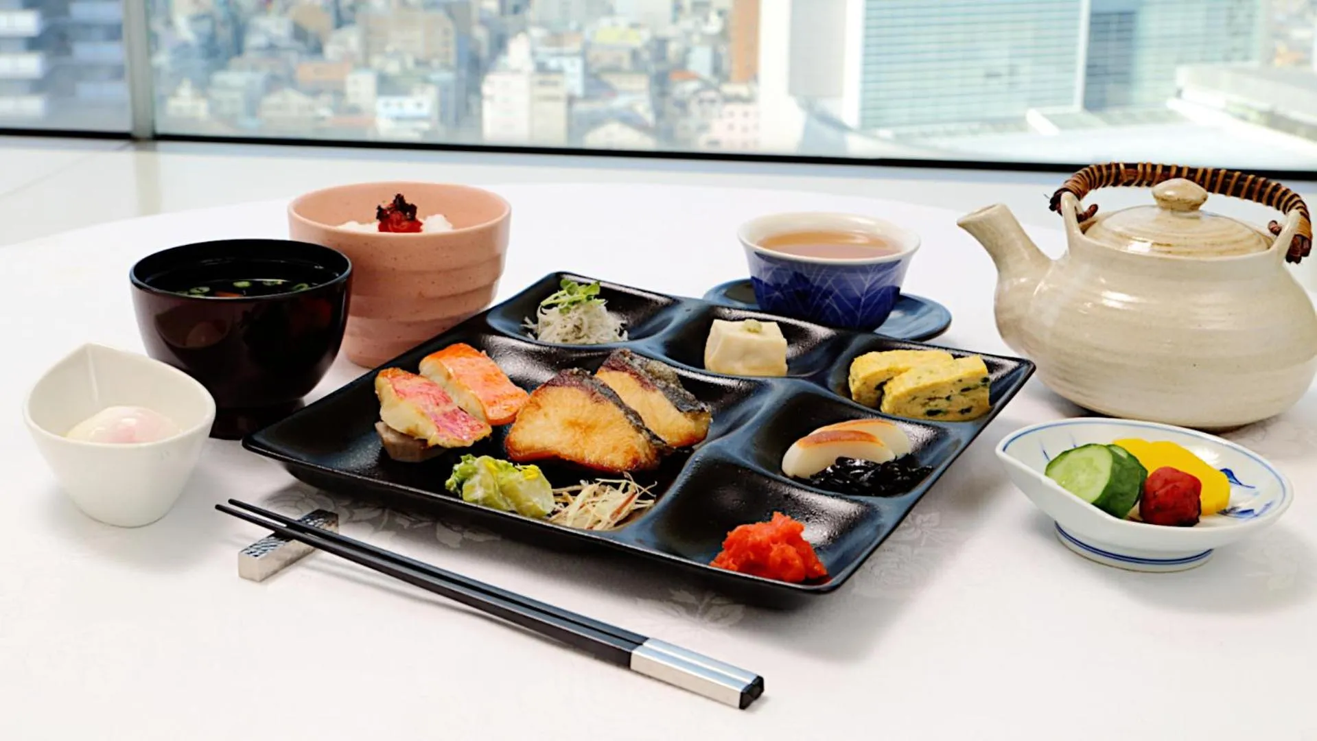 Buffet breakfast in Hotel Nikko Kochi Asahi Royal