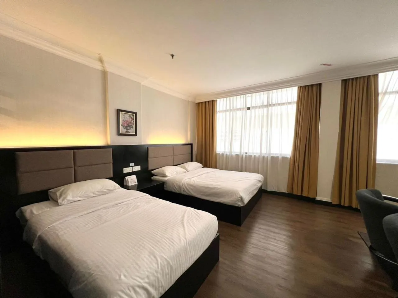 Bed in Remington Hotel