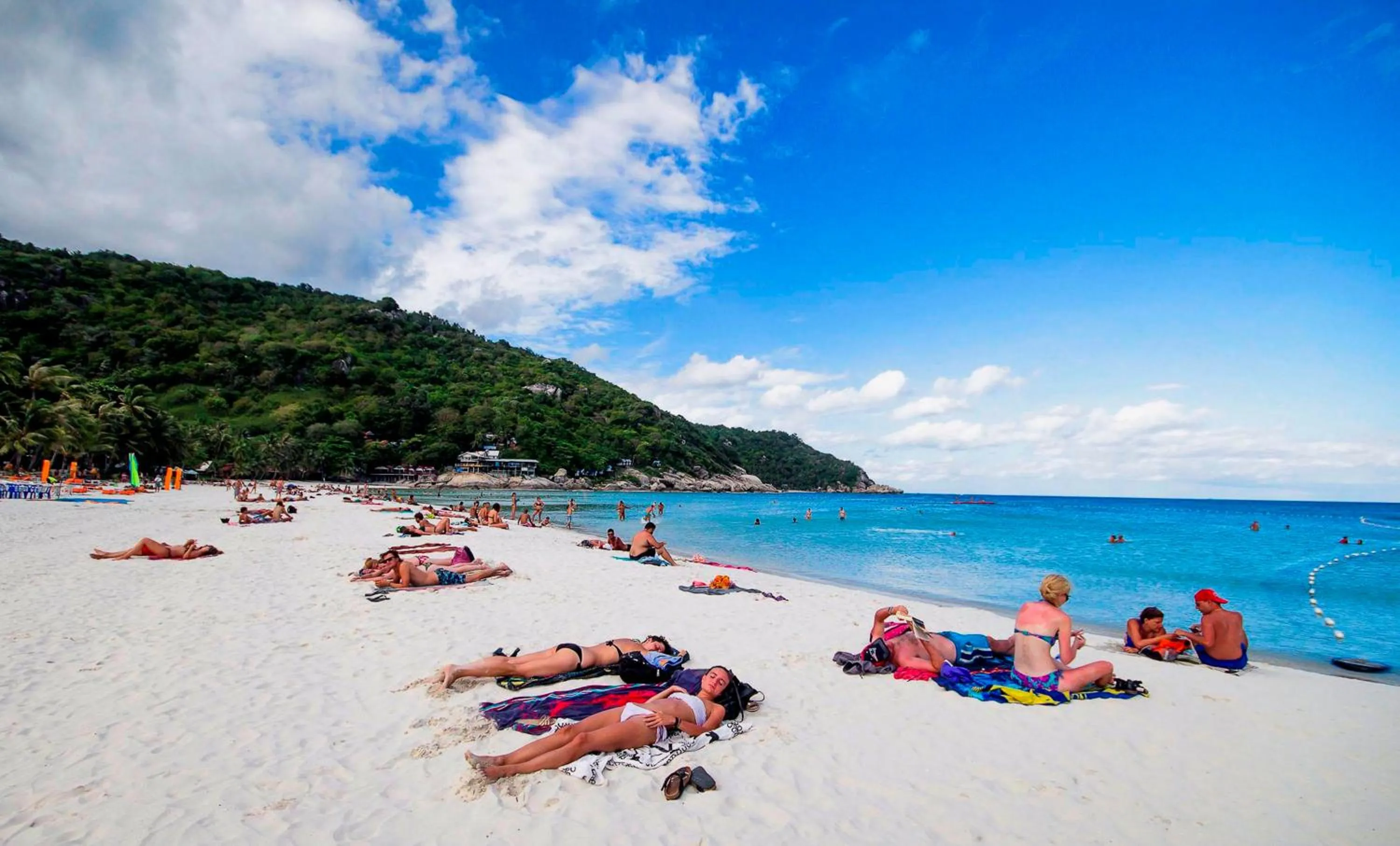 Beach in Little Paradise Haad Rin Koh Phangan