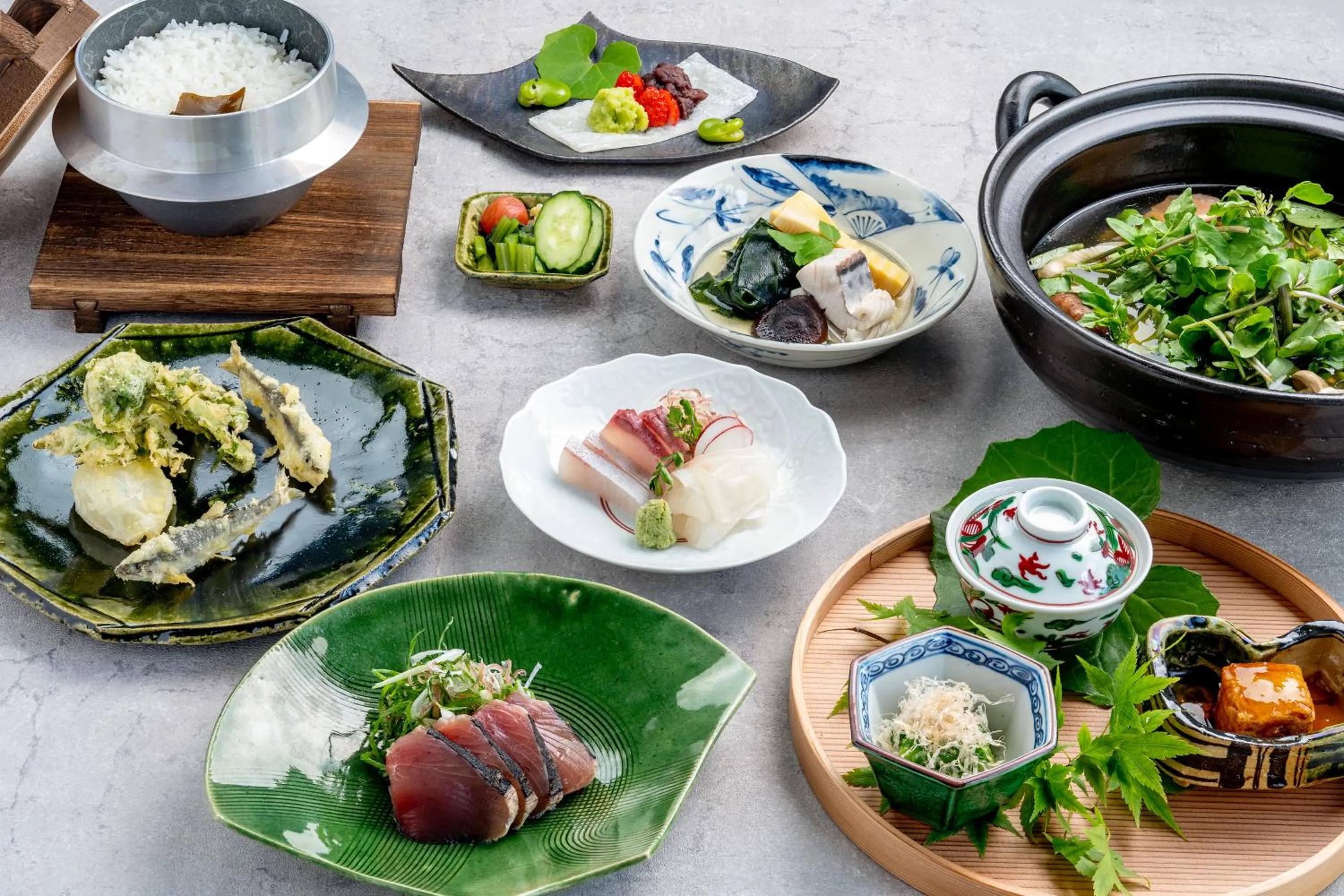 Dinner in Enokiya Ryokan