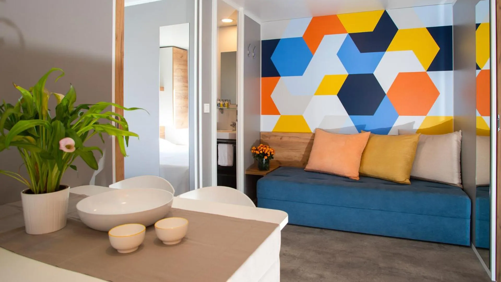 Living room in Hotel Marina Uno