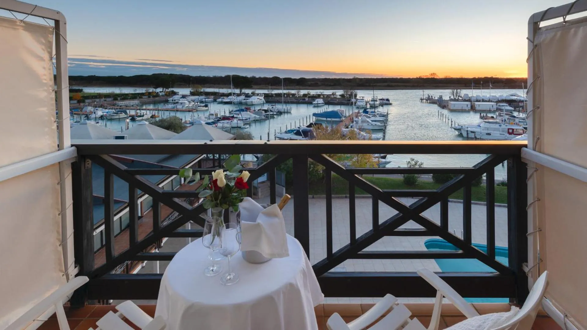 Balcony/Terrace in Hotel Marina Uno