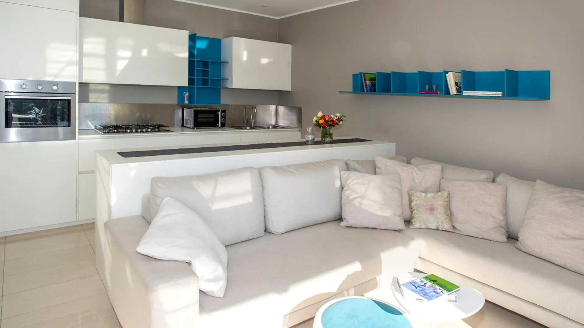 Kitchen or kitchenette in Hotel Marina Uno