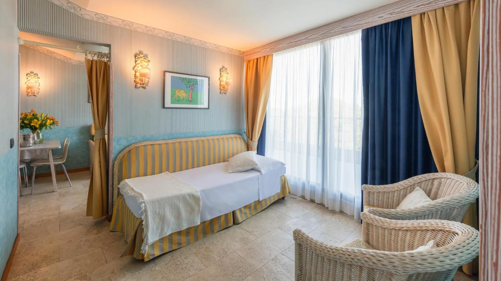 Bedroom, Bed in Hotel Marina Uno