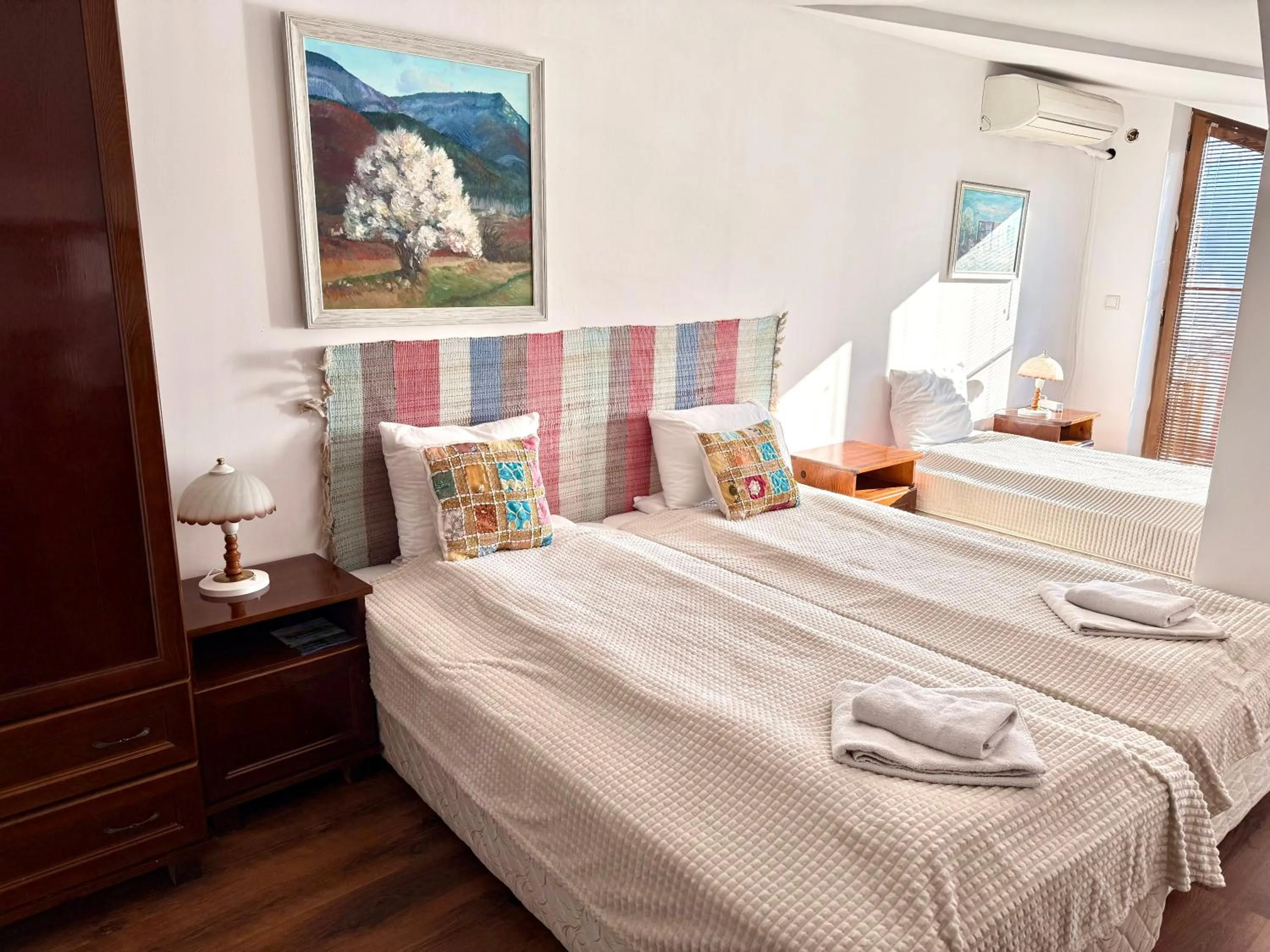 Bed in Family Hotel Carpe Diem