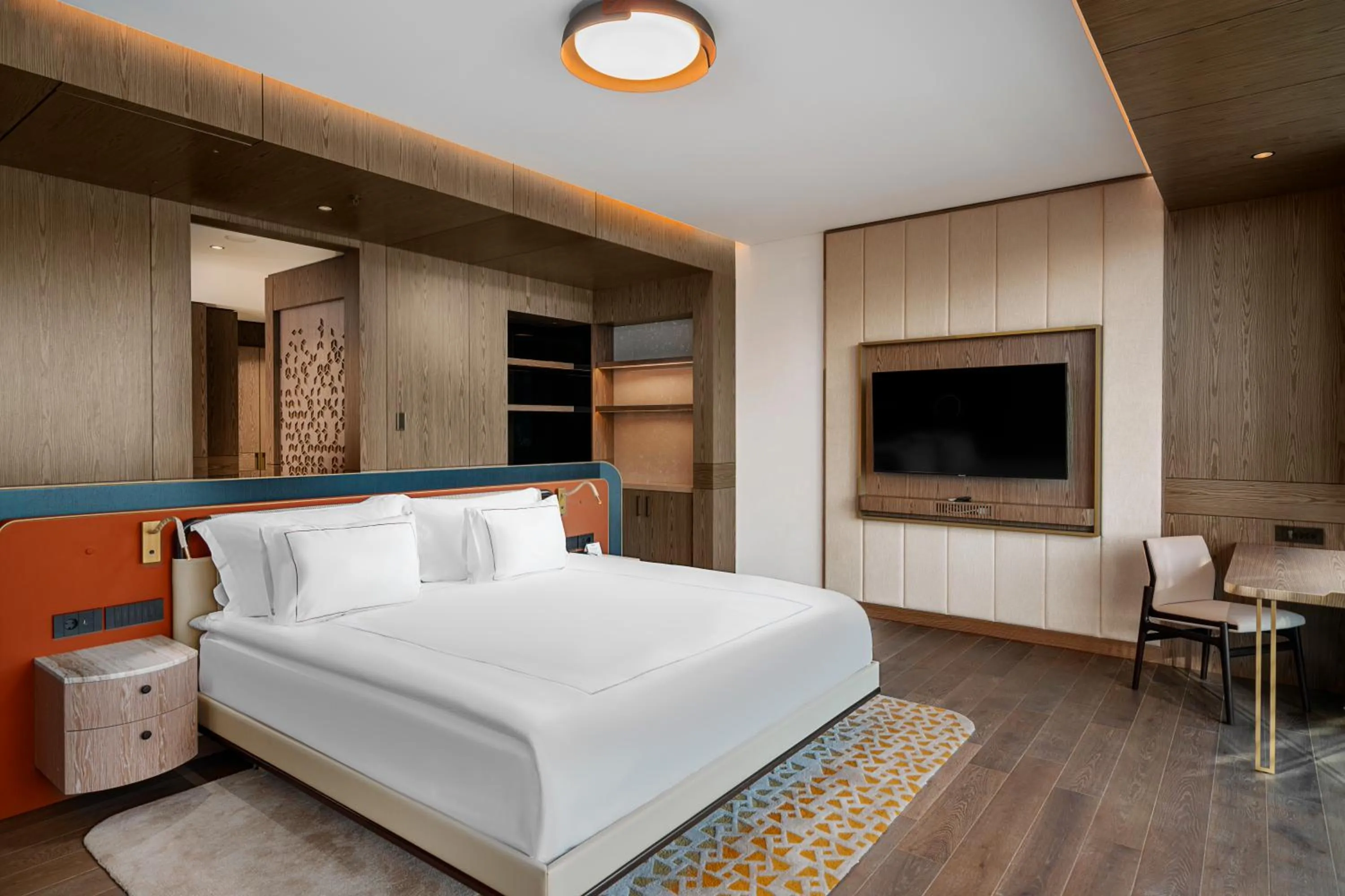 Communal lounge/ TV room, Bed in Bayou Villas Antalya - Ultra All Inclusive