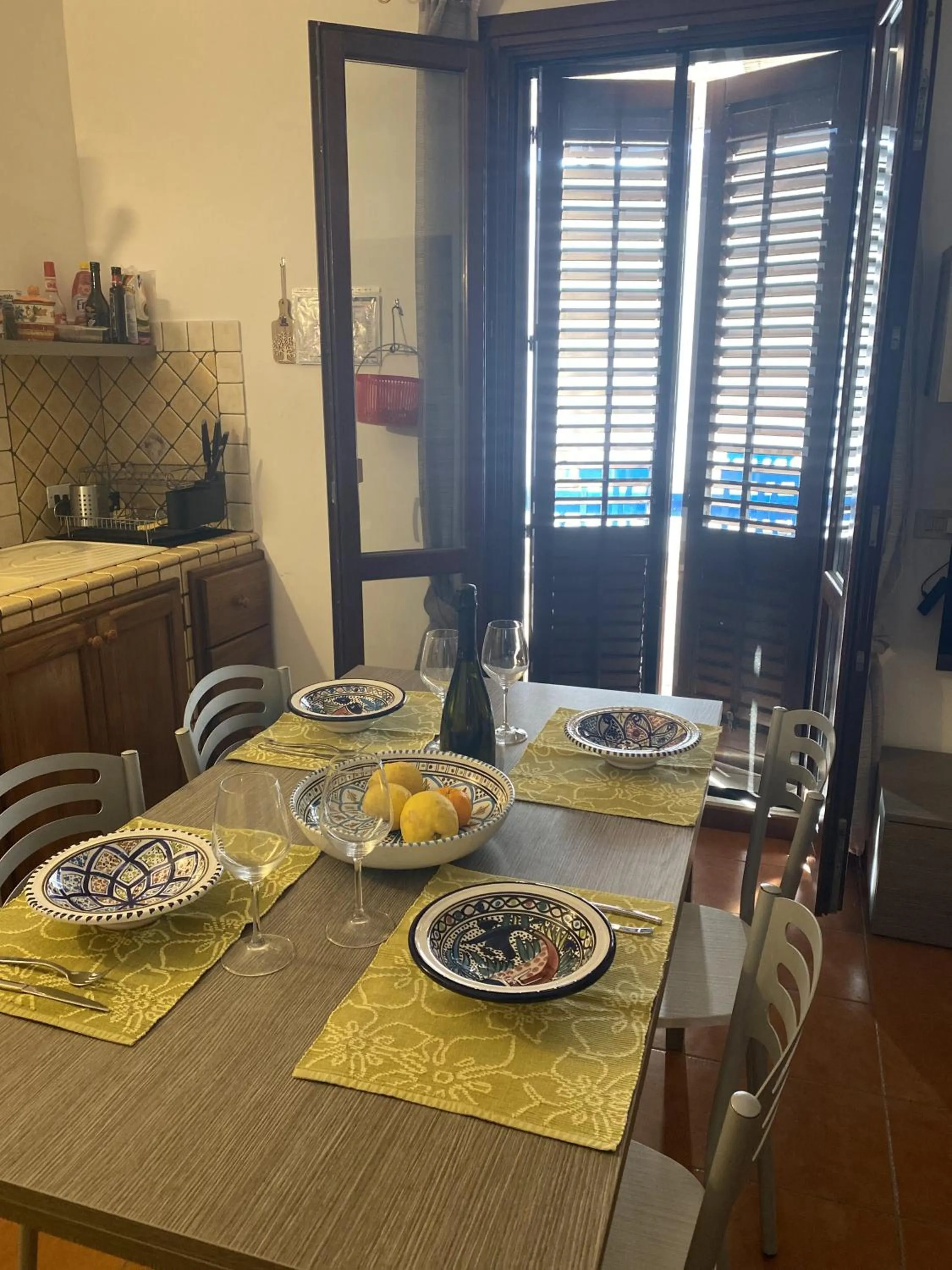 Dining area in Casa Emma