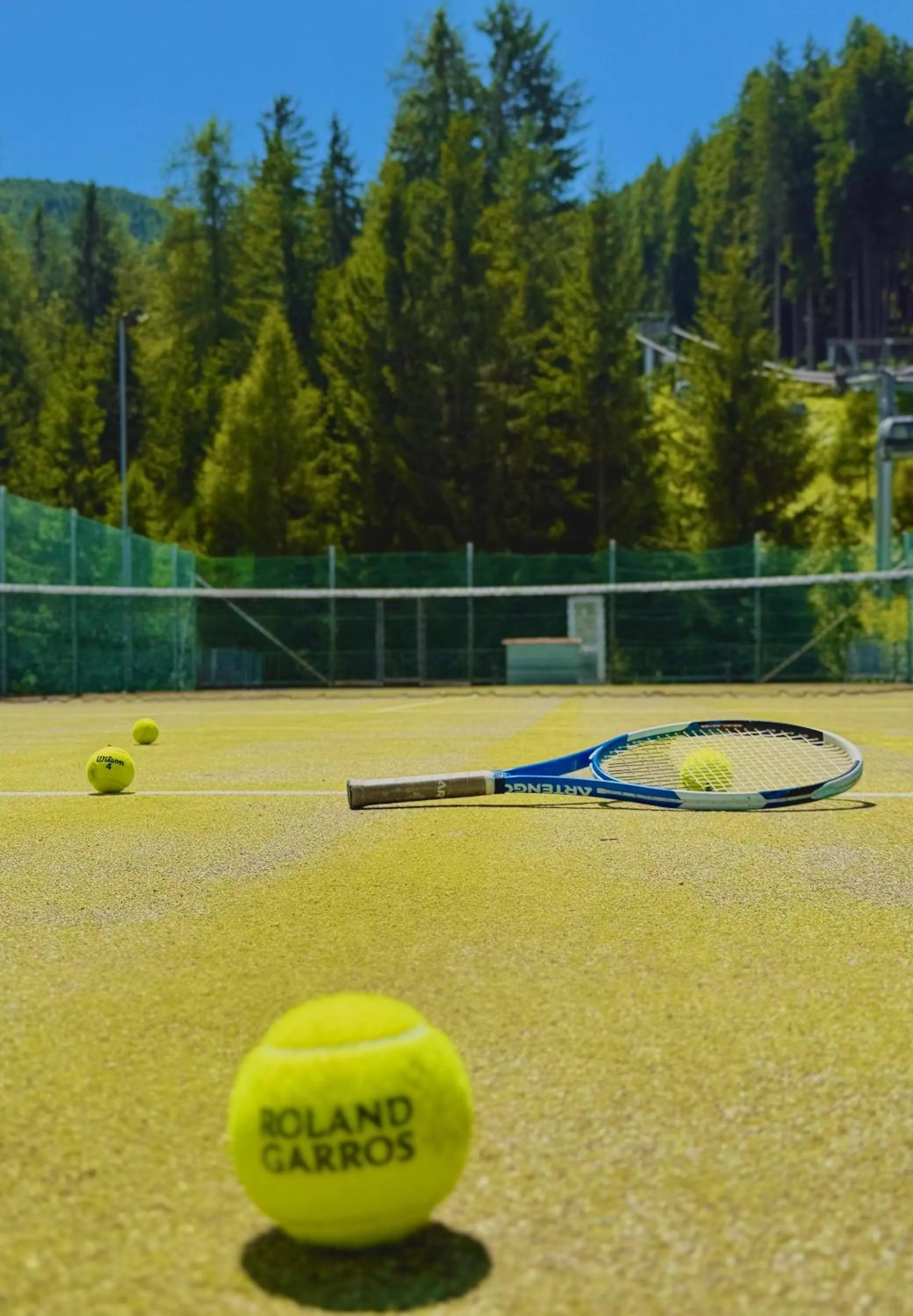 Tennis court in Residence Il Vigo di Marilleva