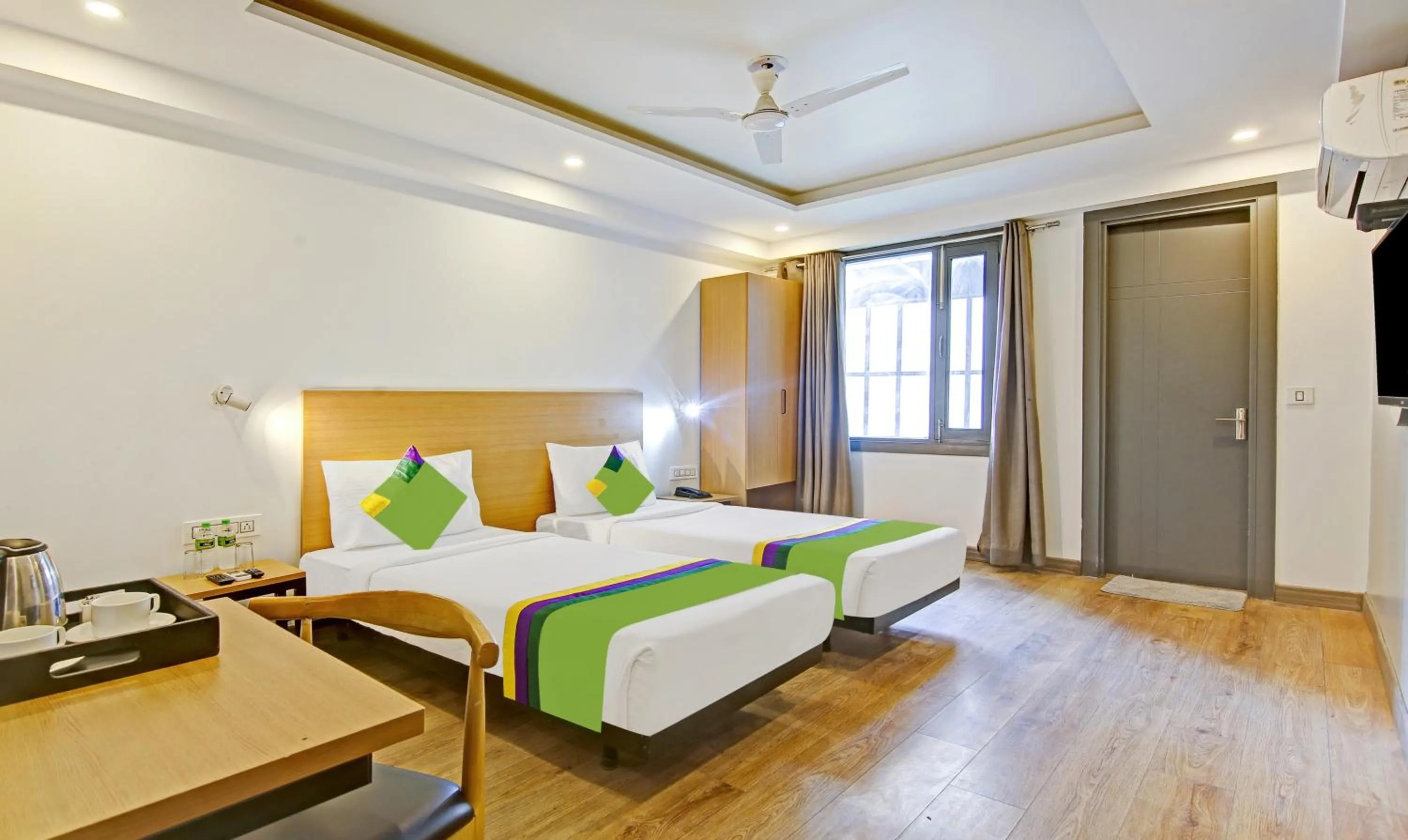 Bed in Treebo Ahinsa Residency Sohna Road