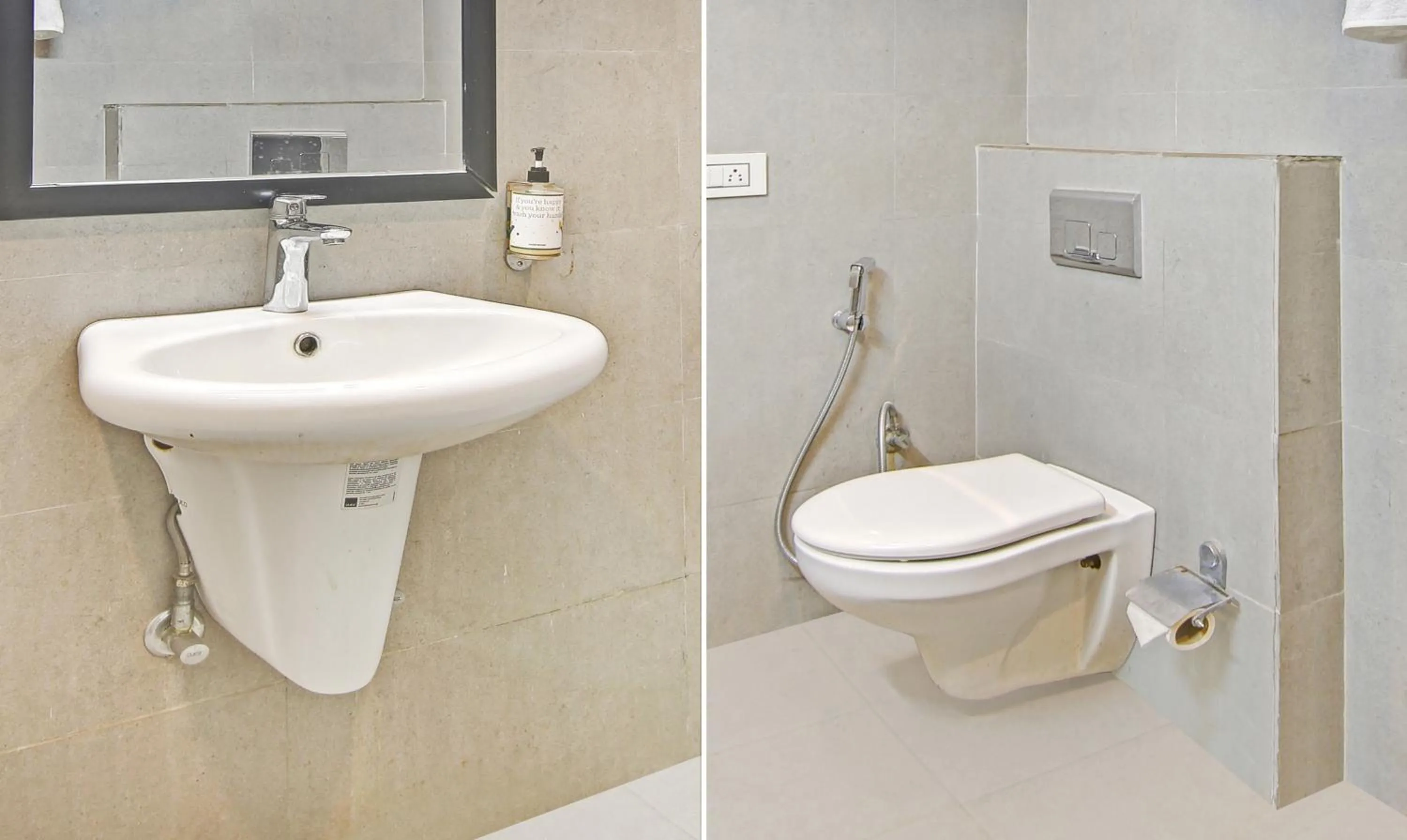 Toilet in Treebo Ahinsa Residency Sohna Road