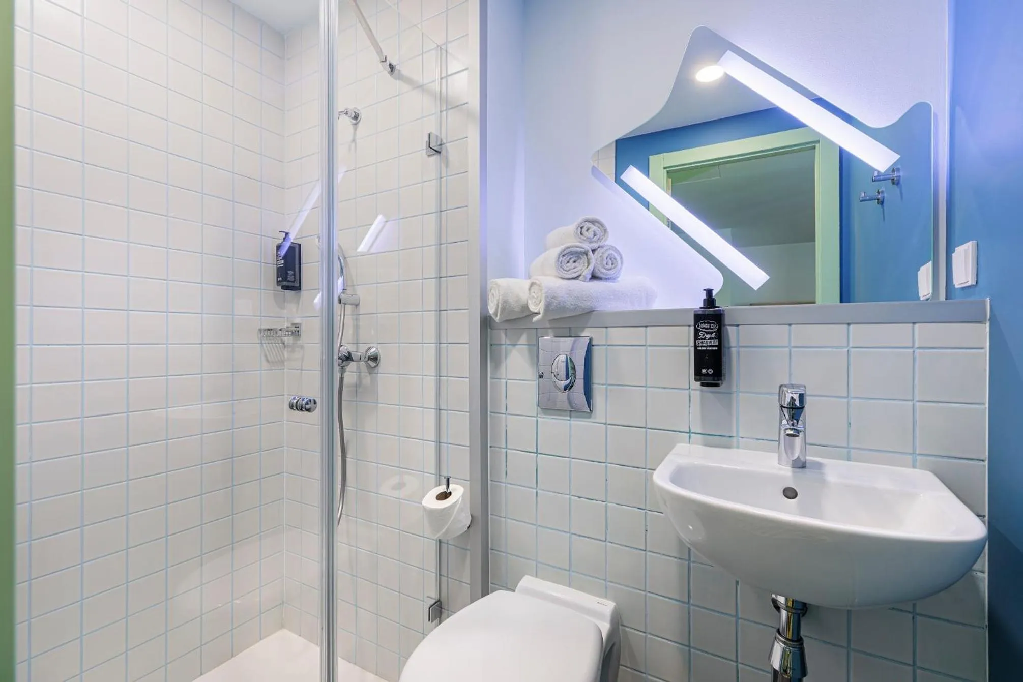 Bathroom in ibis budget Tbilisi Center