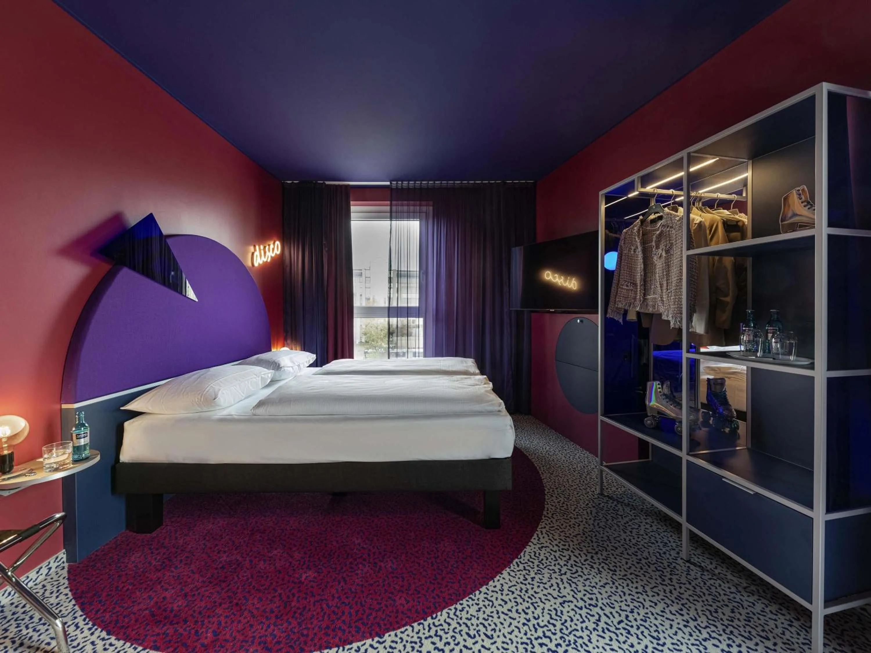 Bedroom, Bed in ibis Styles Muenchen Perlach