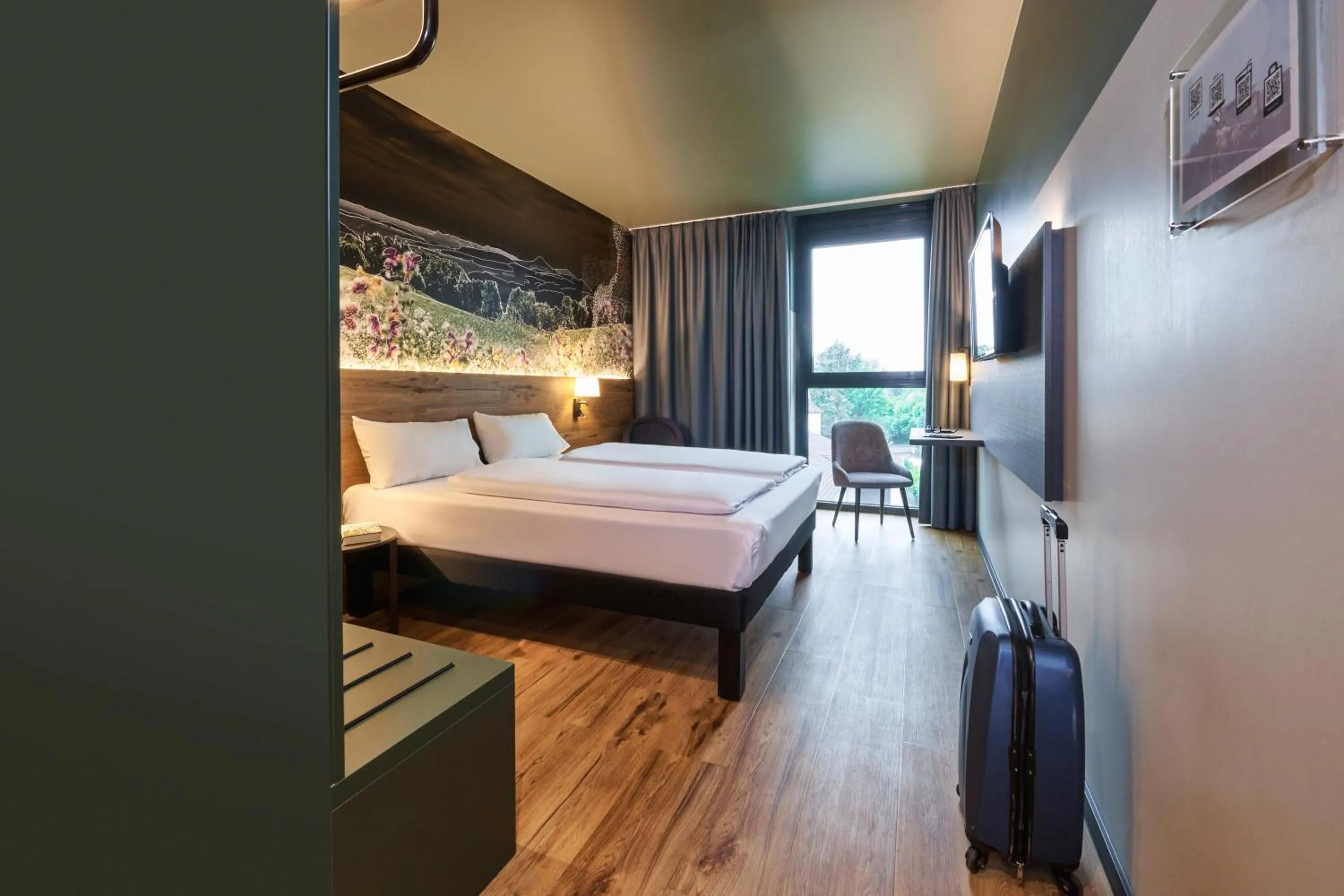 Bedroom, Bed in Ibis Styles Singen