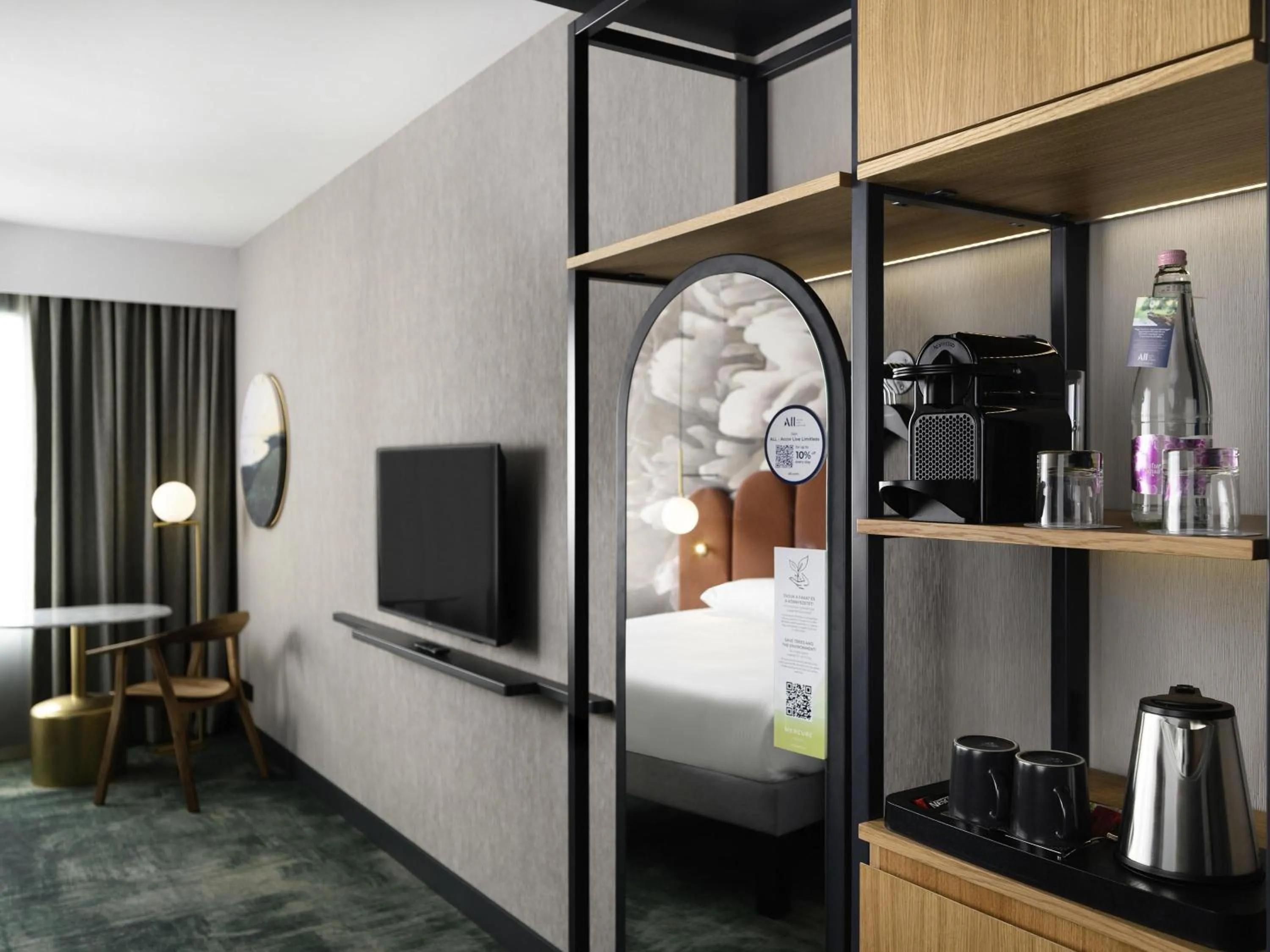 Bedroom, Bed in Mercure Debrecen