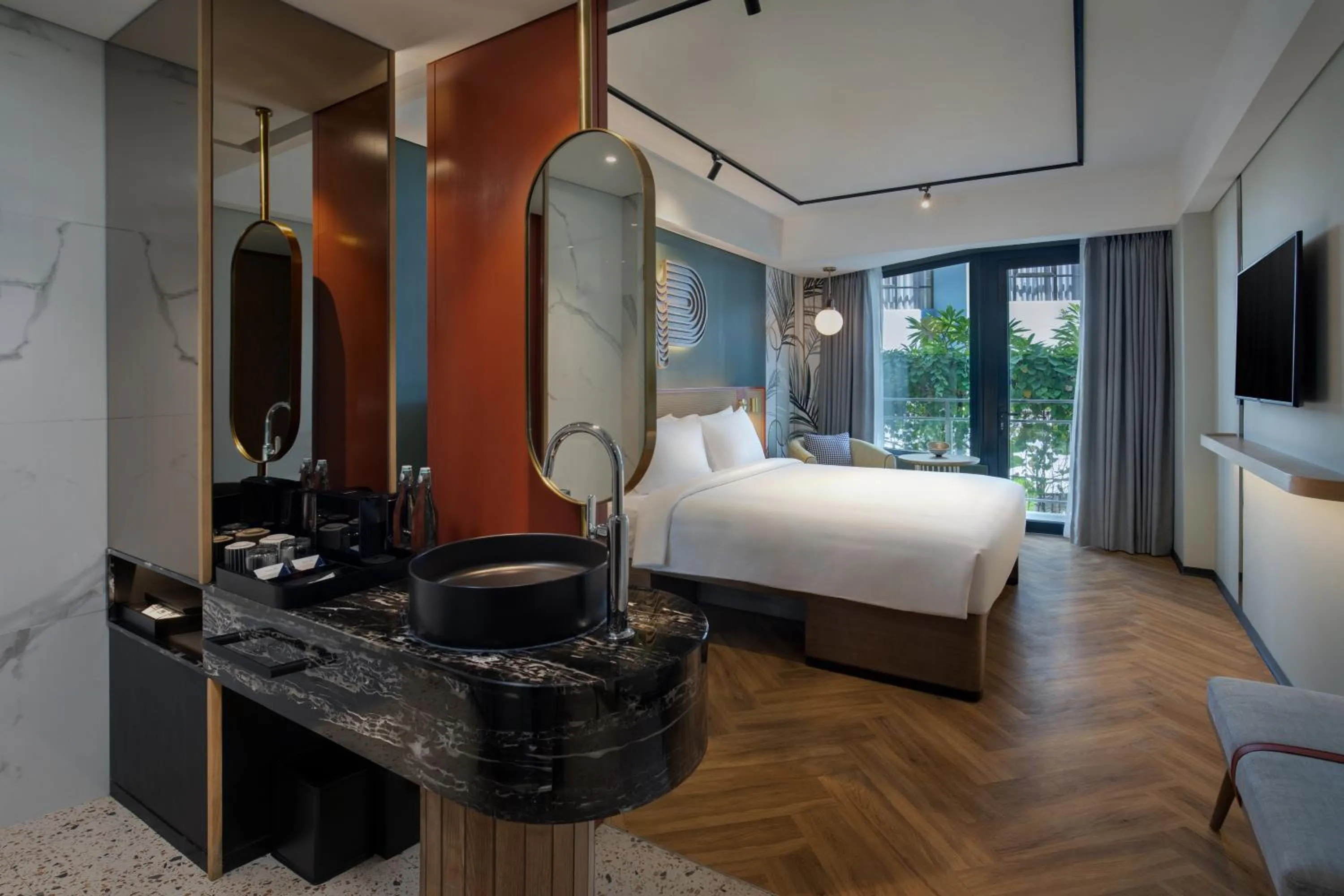 Photo of the whole room, Bed in Tribe Bali Kuta Beach