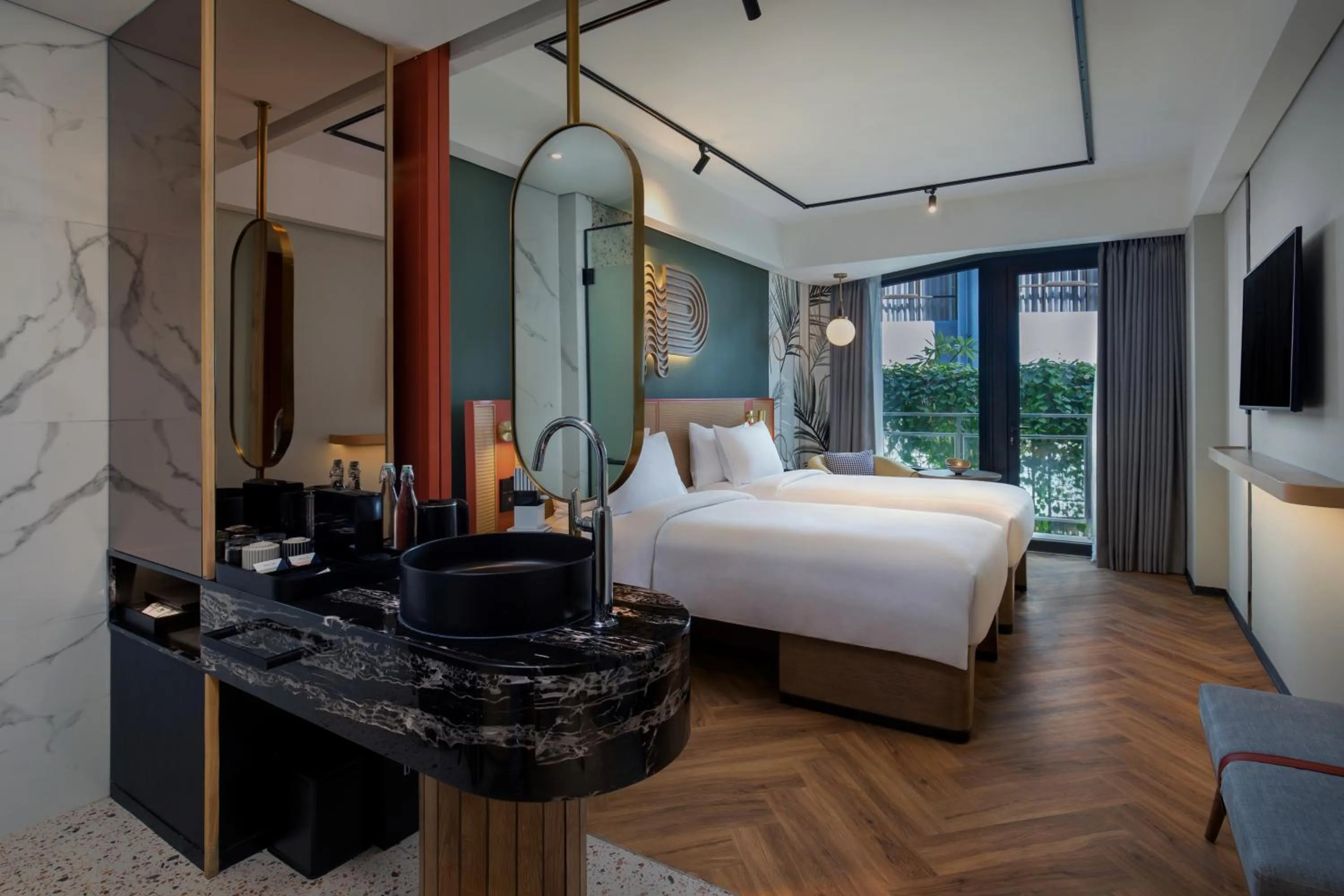 Photo of the whole room, Bed in Tribe Bali Kuta Beach